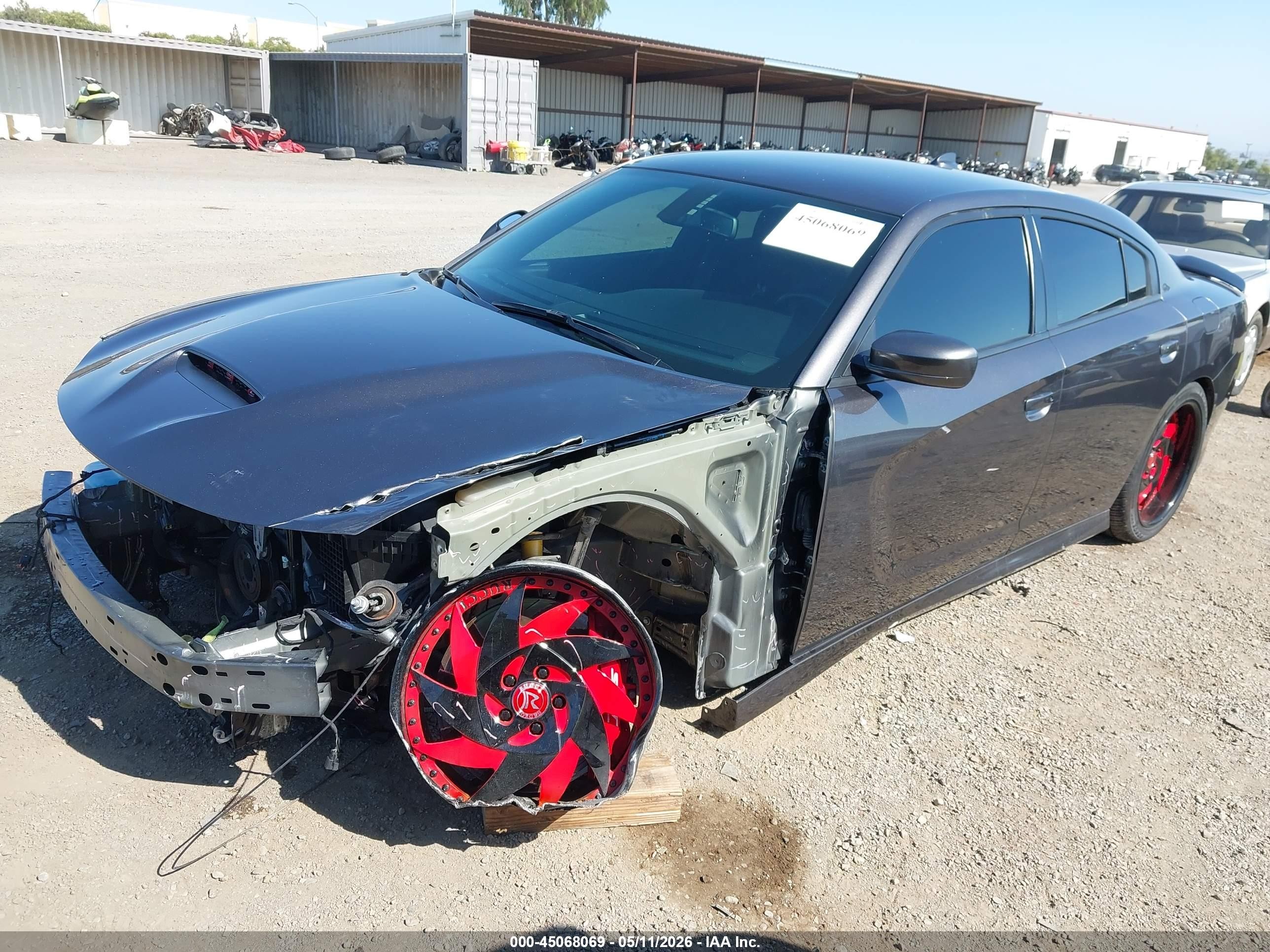 2021 Dodge Charger Scat Pack Rwd Gray vin: 2C3CDXGJ7MH576313