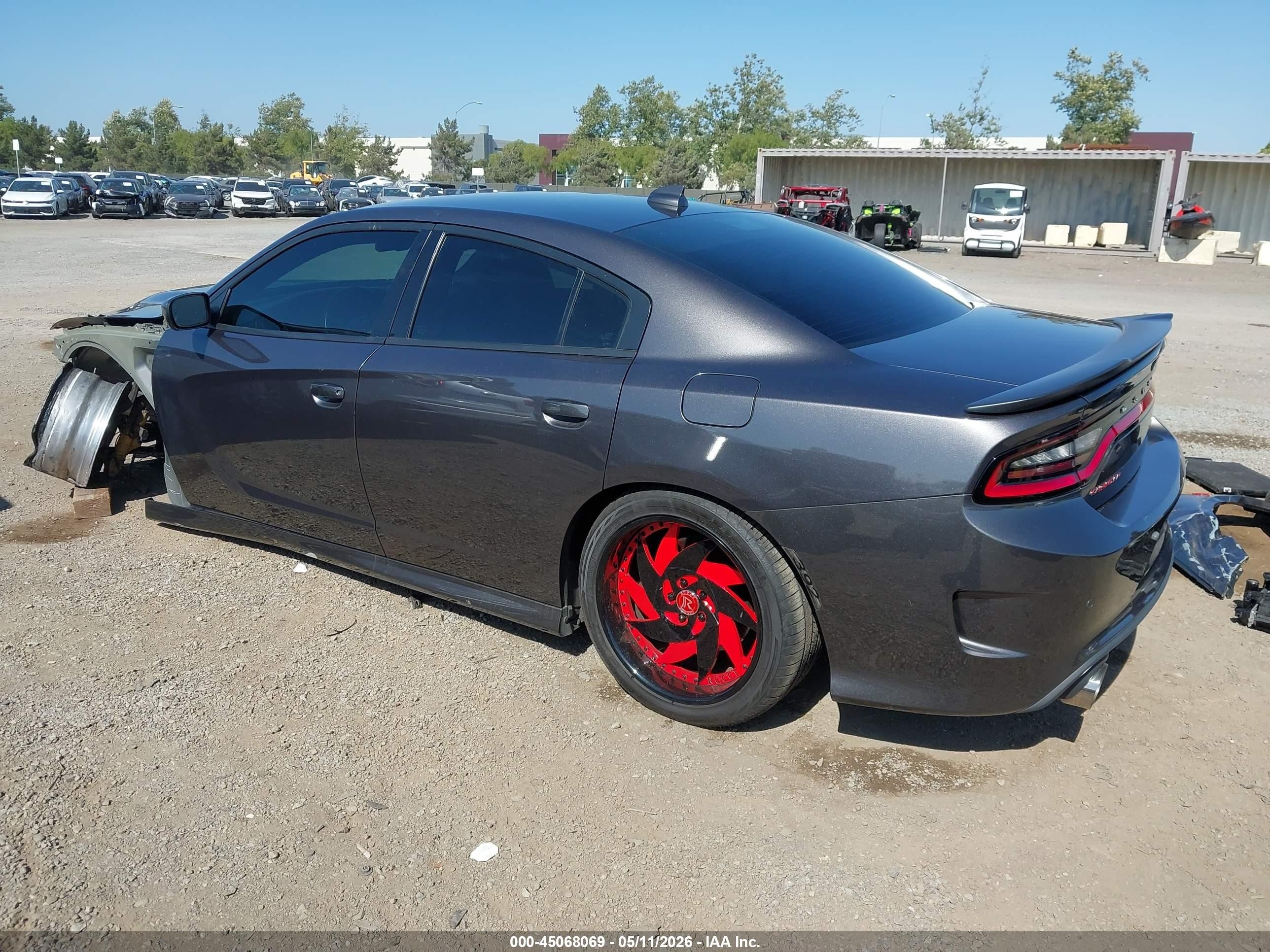 2021 Dodge Charger Scat Pack Rwd Gray vin: 2C3CDXGJ7MH576313