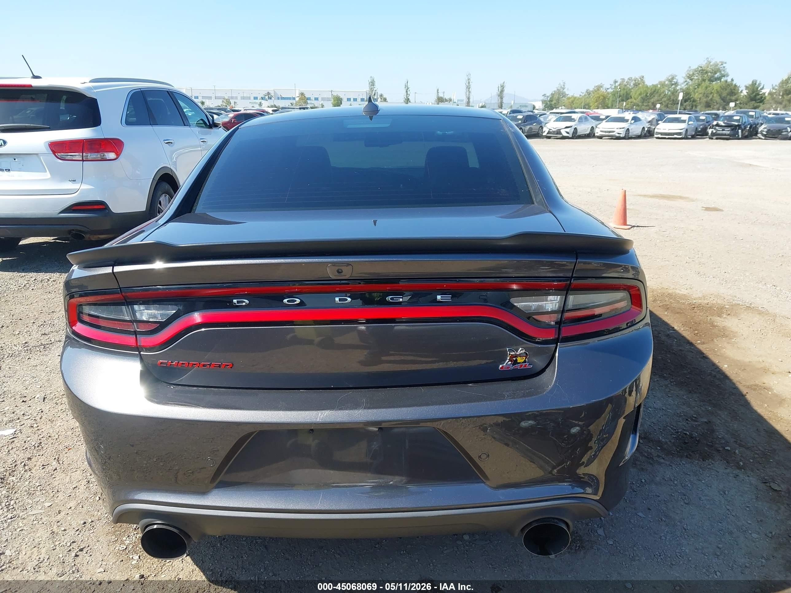 2021 Dodge Charger Scat Pack Rwd Gray vin: 2C3CDXGJ7MH576313