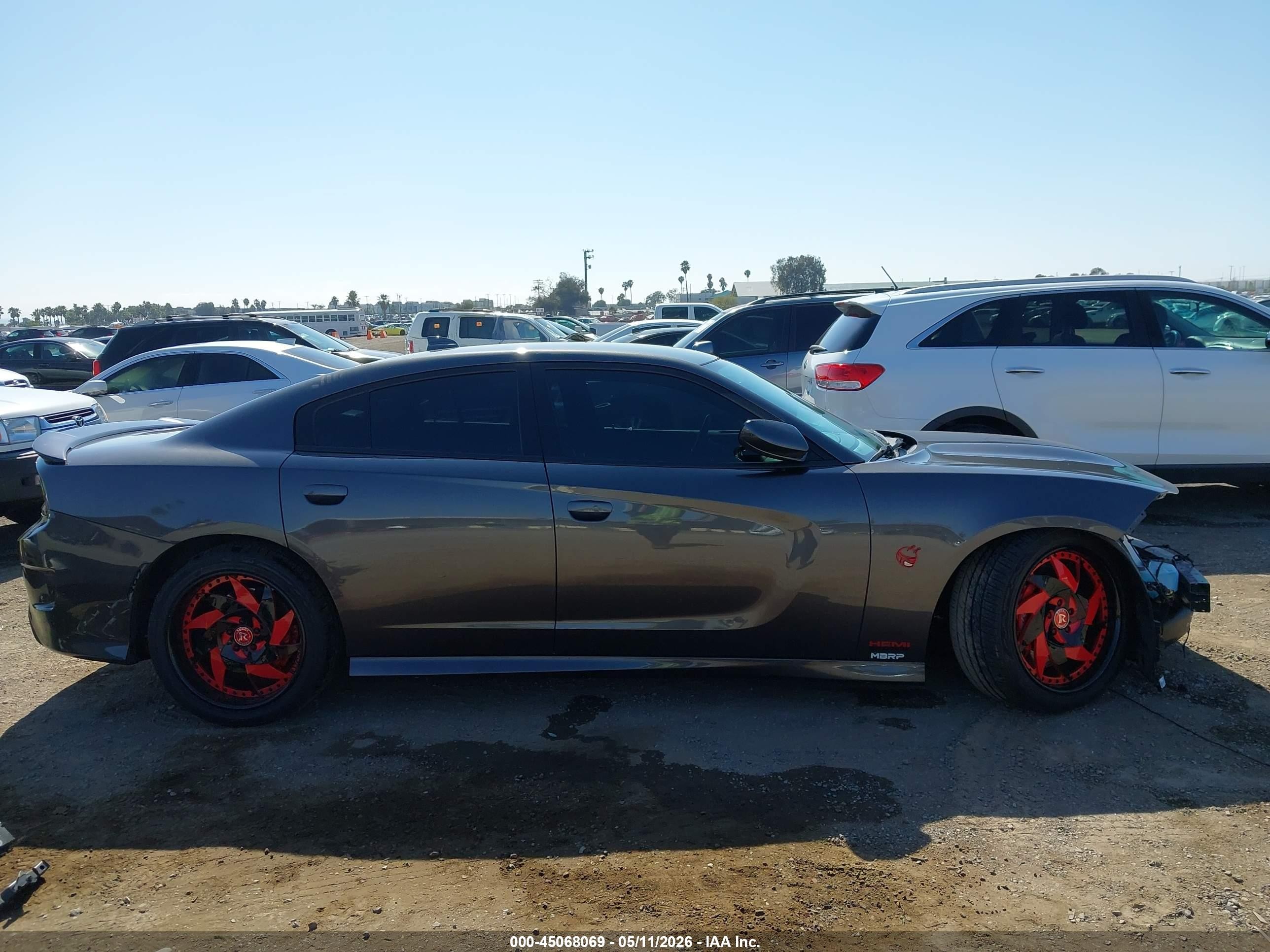 2021 Dodge Charger Scat Pack Rwd Gray vin: 2C3CDXGJ7MH576313