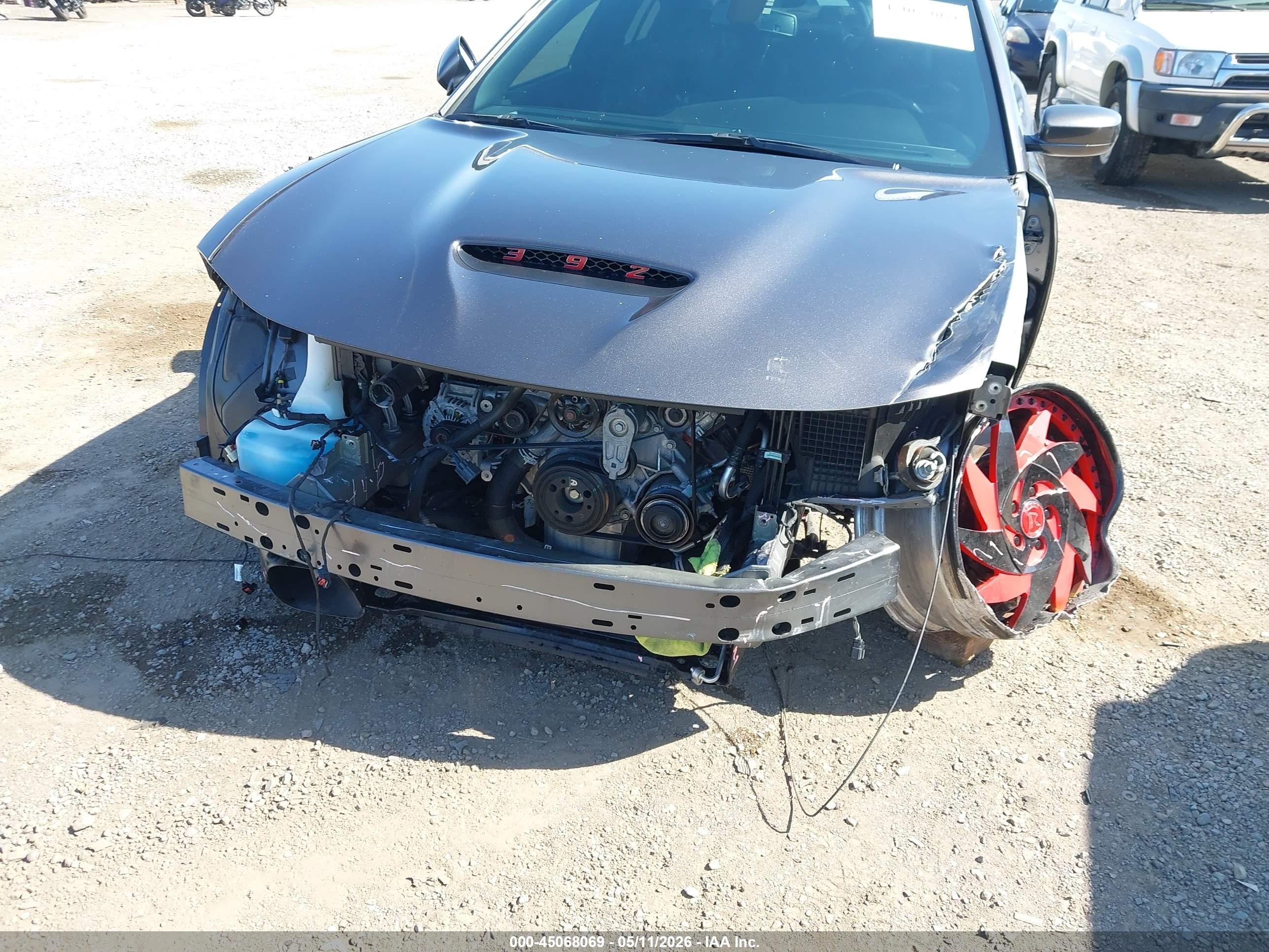 2021 Dodge Charger Scat Pack Rwd Gray vin: 2C3CDXGJ7MH576313