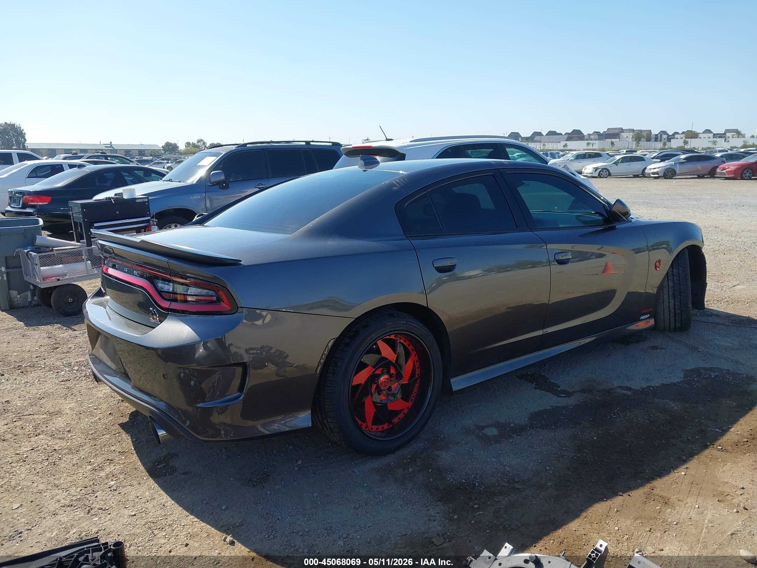 2021 Dodge Charger Scat Pack Rwd Gray vin: 2C3CDXGJ7MH576313