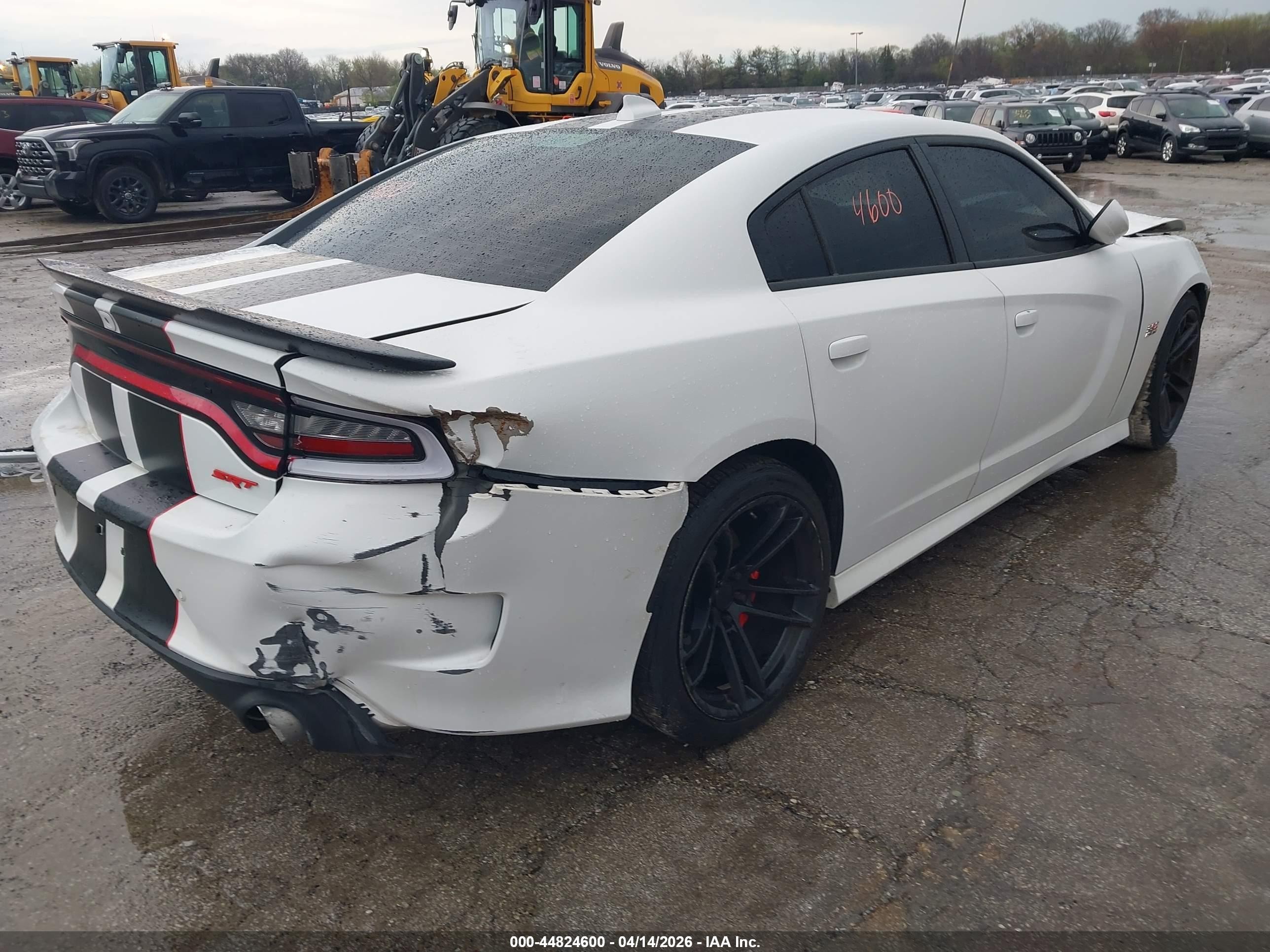 2019 Dodge Charger Scat Pack Rwd White vin: 2C3CDXGJ8KH668074