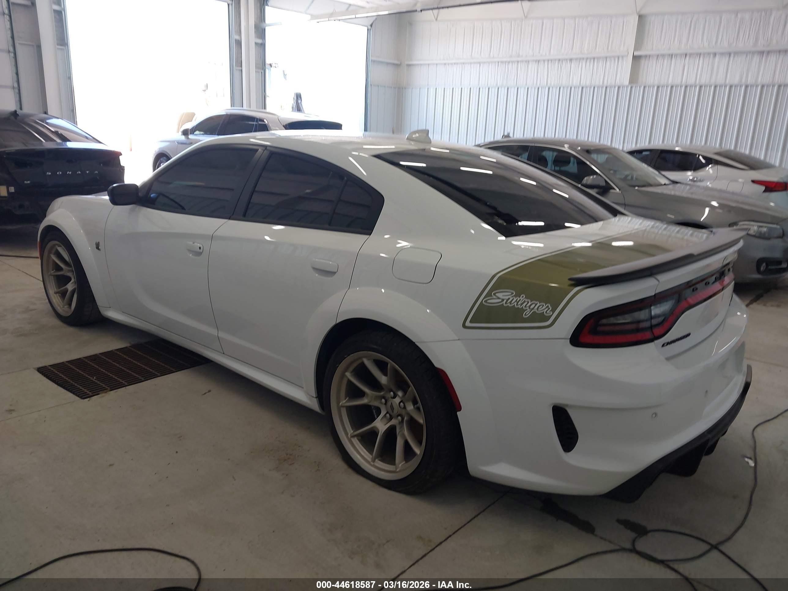 2023 Dodge Charger Scat Pack Widebody White vin: 2C3CDXGJ8PH606696