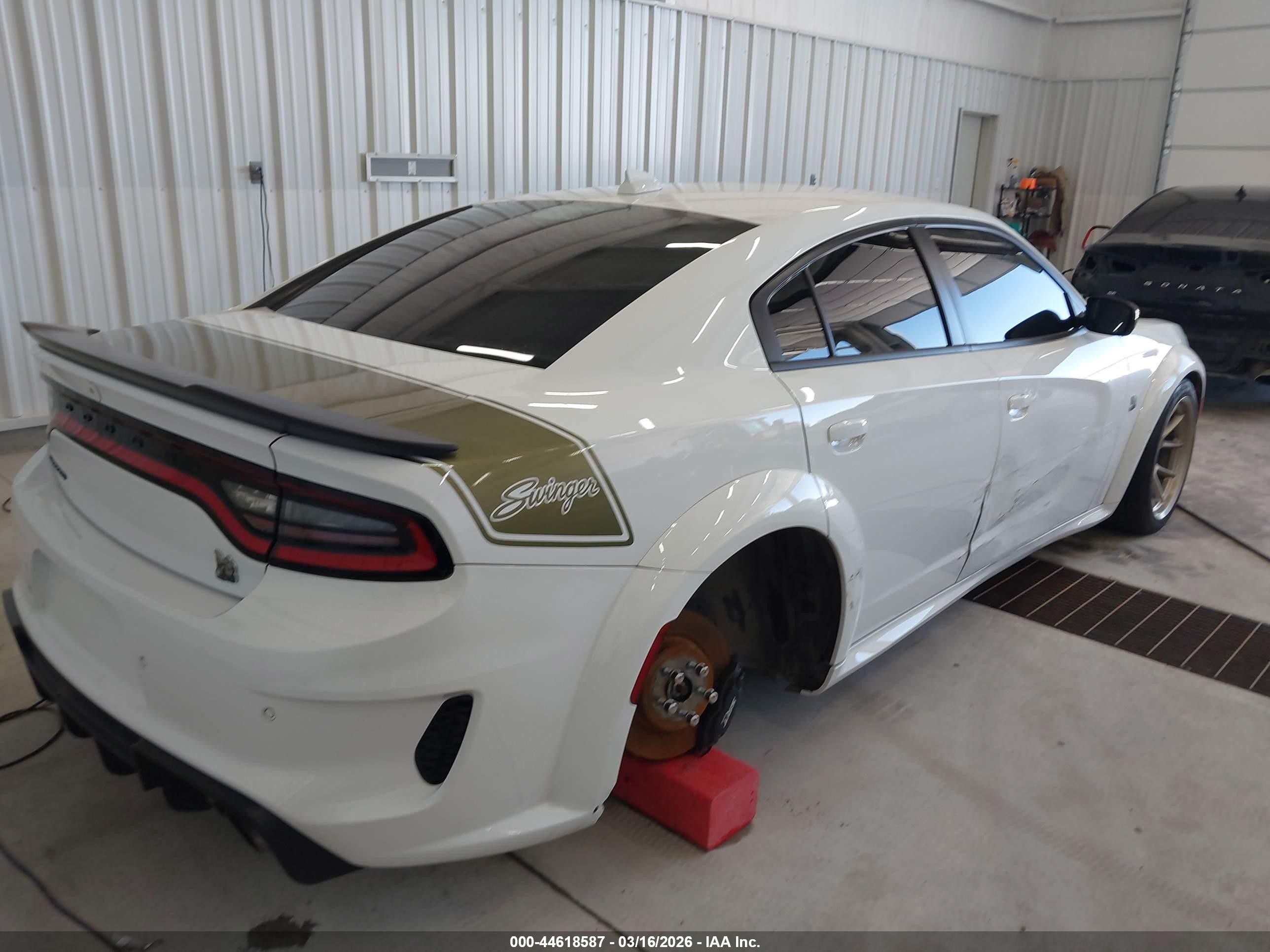 2023 Dodge Charger Scat Pack Widebody White vin: 2C3CDXGJ8PH606696