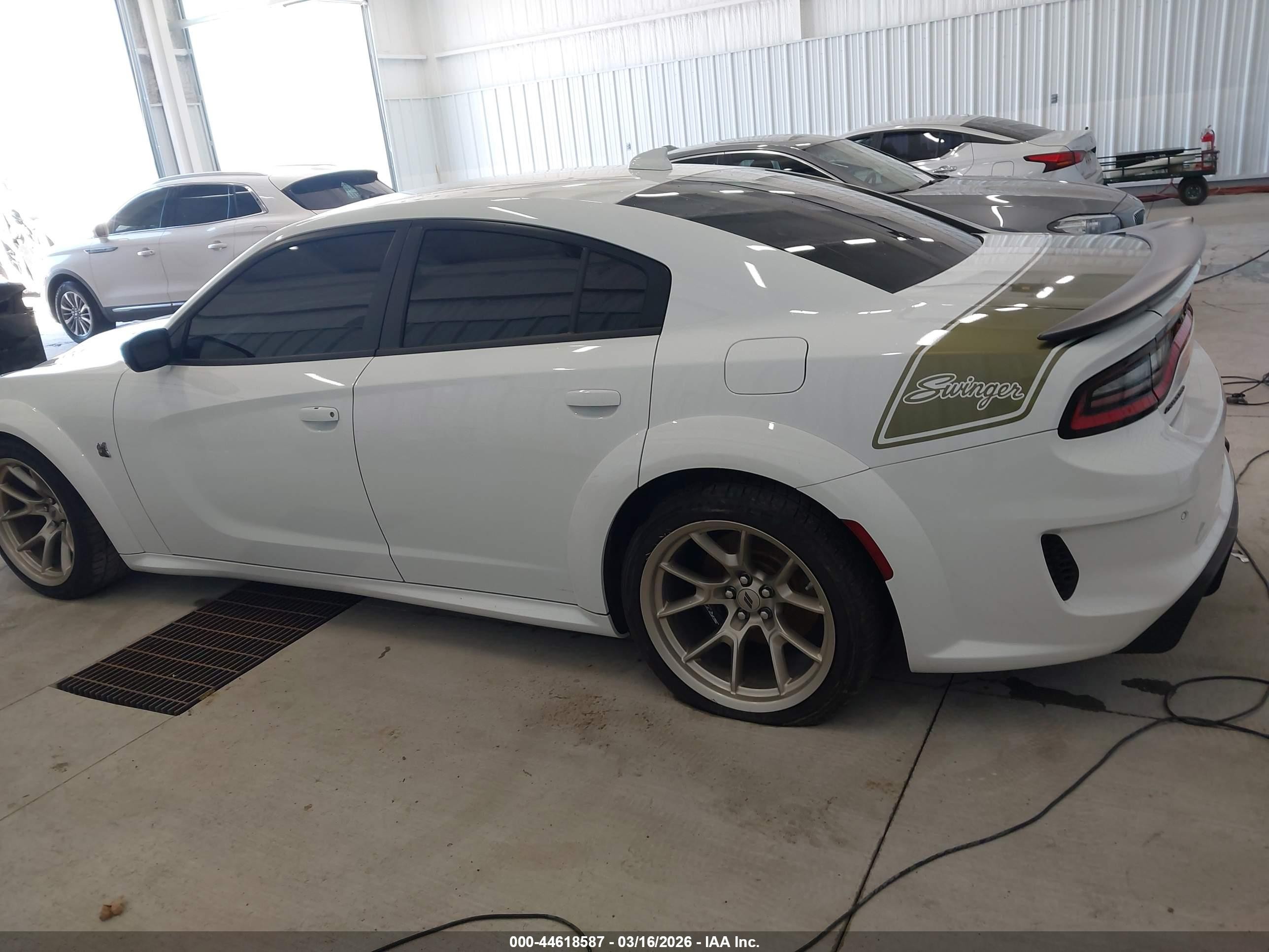 2023 Dodge Charger Scat Pack Widebody White vin: 2C3CDXGJ8PH606696