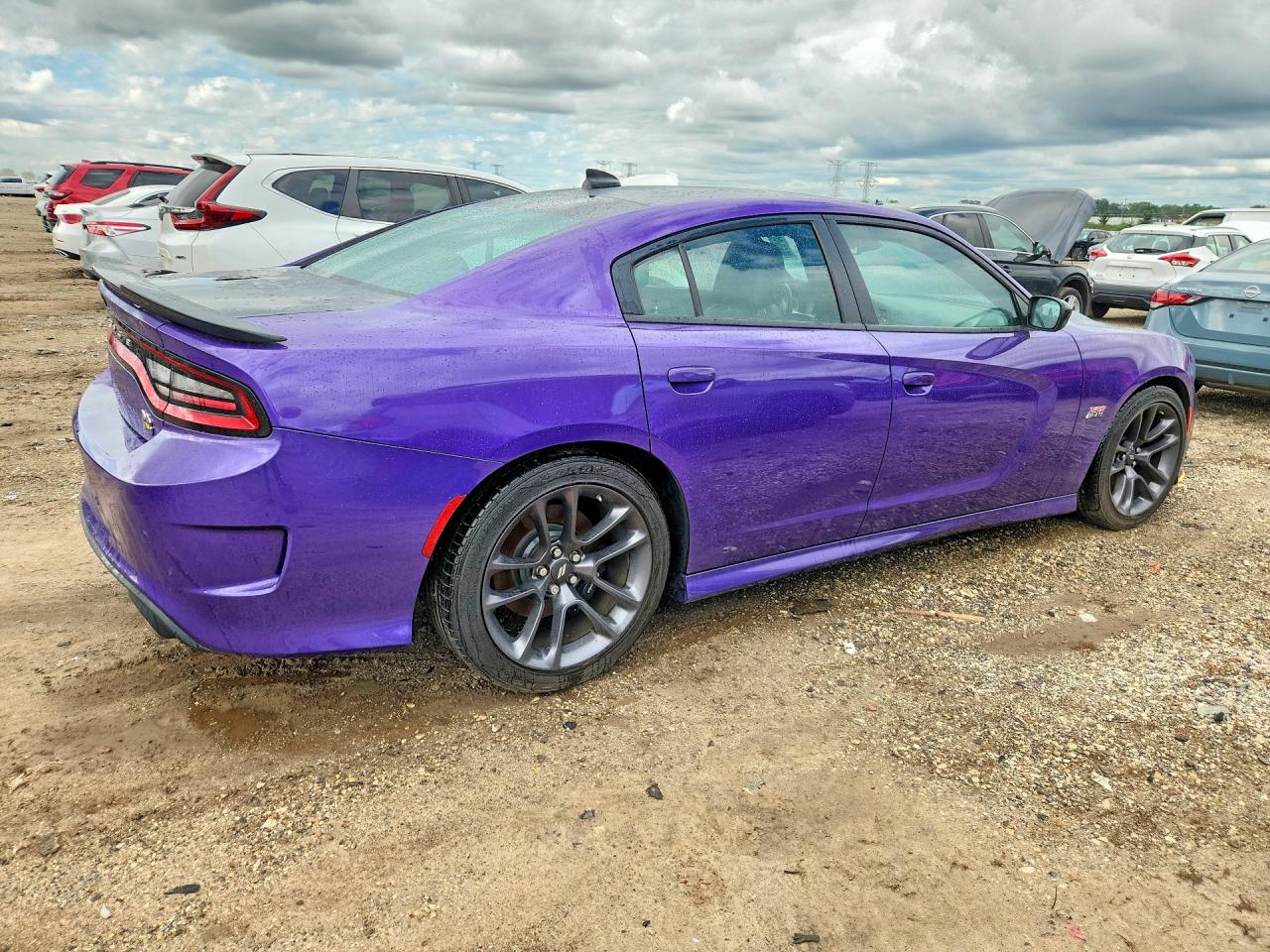 2023 Dodge Charger Scat Pack Purple vin: 2C3CDXGJ8PH690101