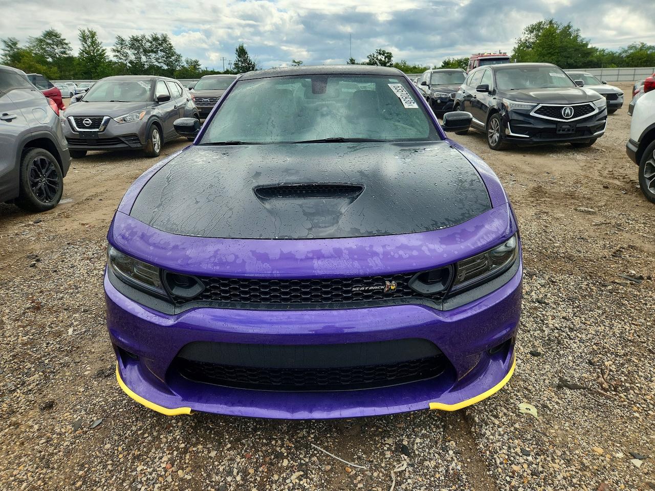 2023 Dodge Charger Scat Pack Purple vin: 2C3CDXGJ8PH690101