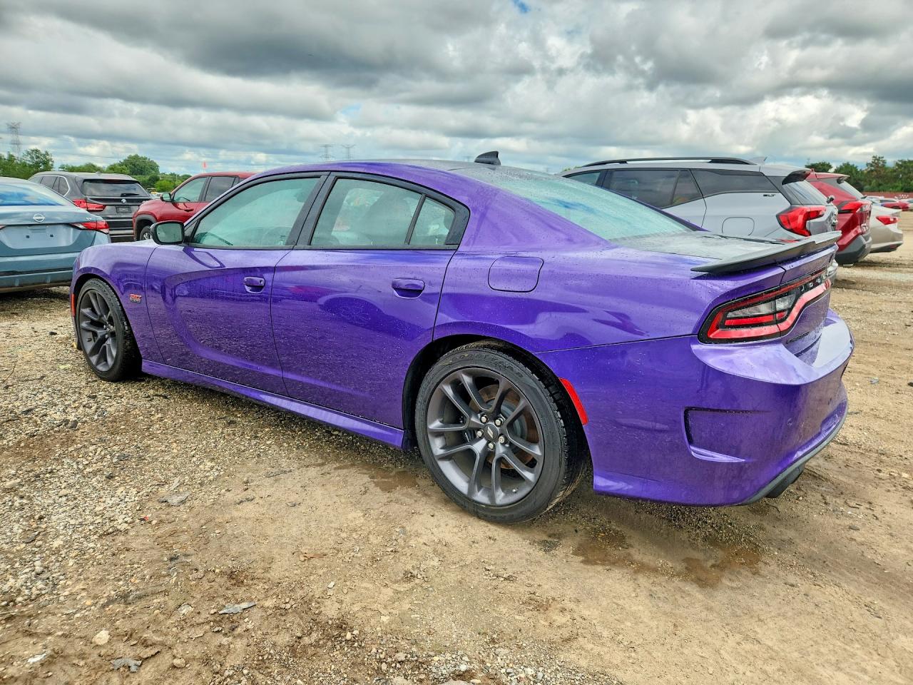 2023 Dodge Charger Scat Pack Purple vin: 2C3CDXGJ8PH690101