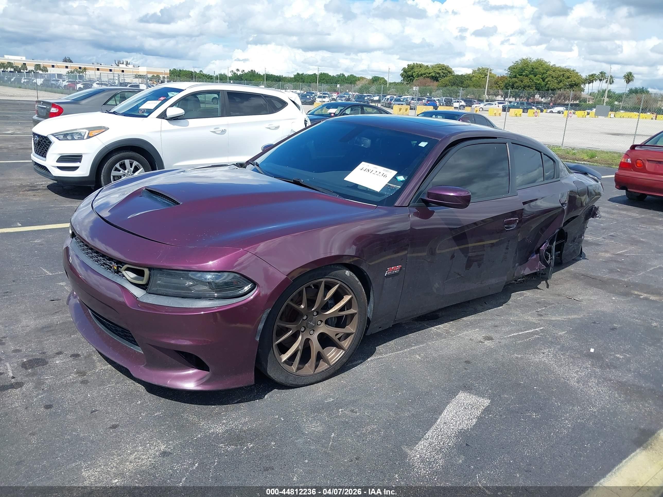 2021 Dodge Charger Scat Pack Rwd Purple vin: 2C3CDXGJ9MH532183