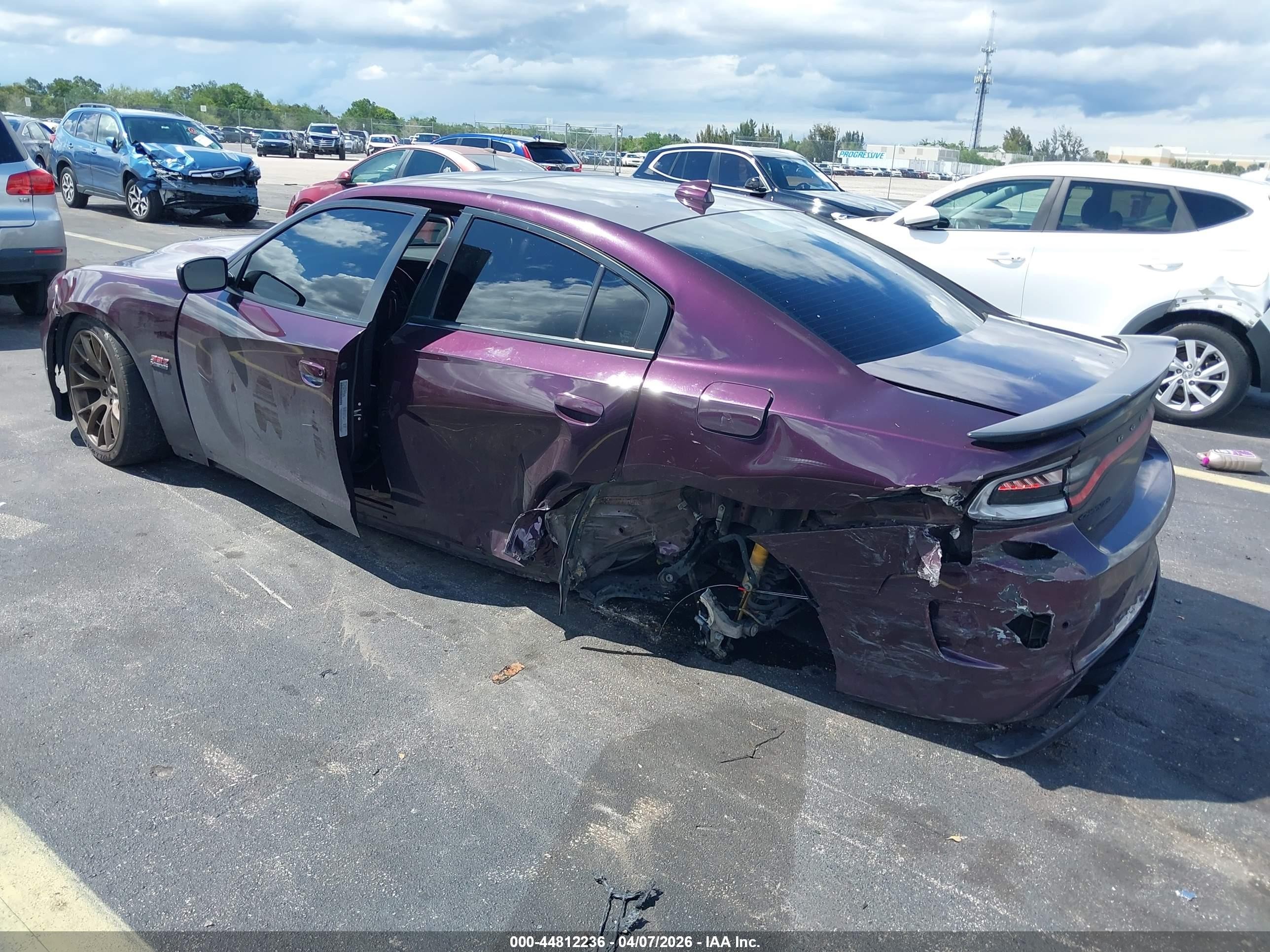 2021 Dodge Charger Scat Pack Rwd Purple vin: 2C3CDXGJ9MH532183