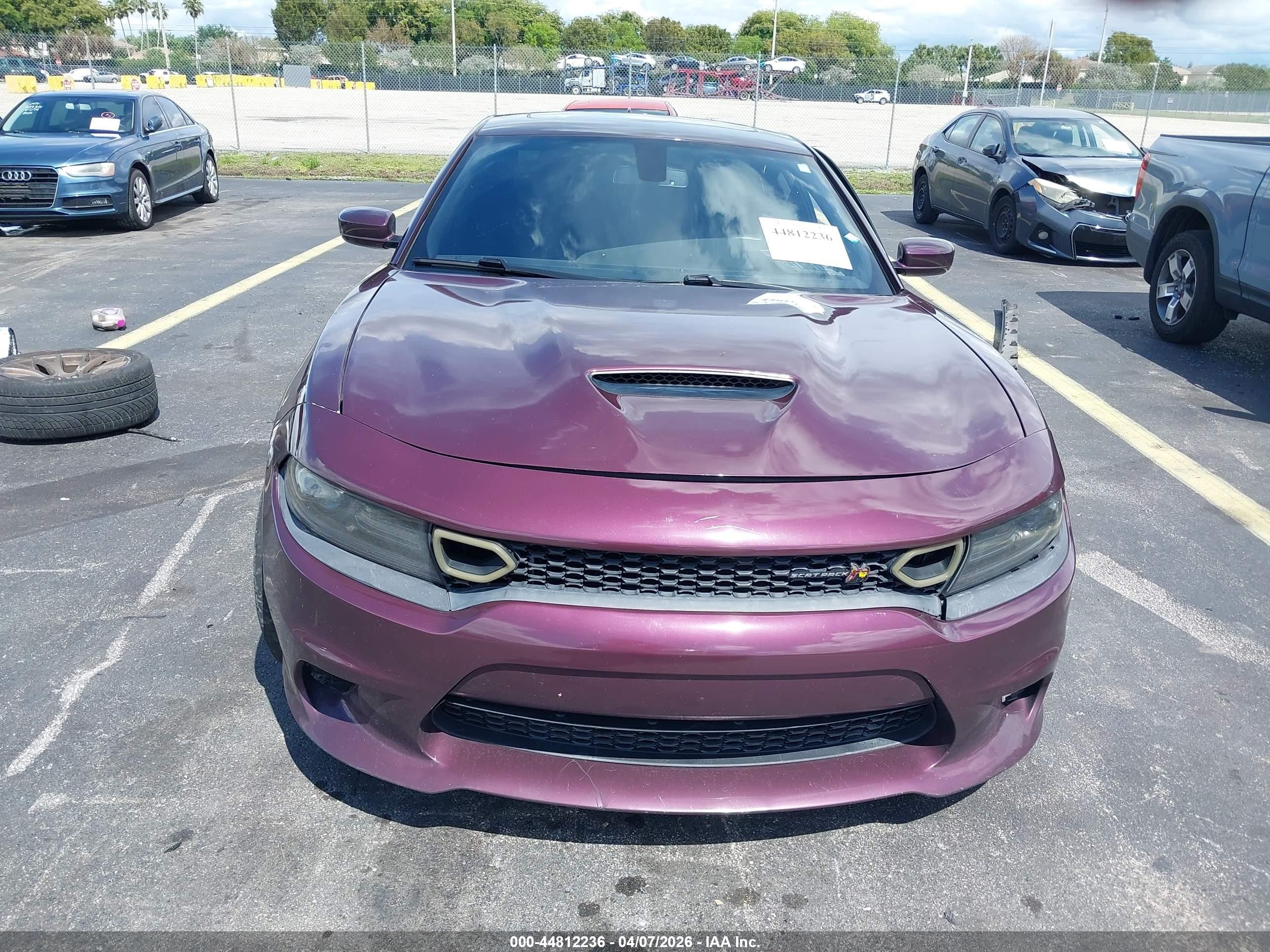 2021 Dodge Charger Scat Pack Rwd Purple vin: 2C3CDXGJ9MH532183