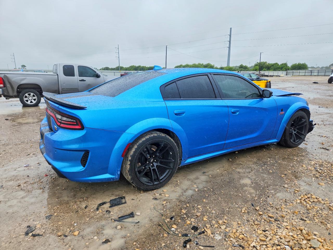 2023 Dodge Charger Scat Pack Синий vin: 2C3CDXGJ9PH698899