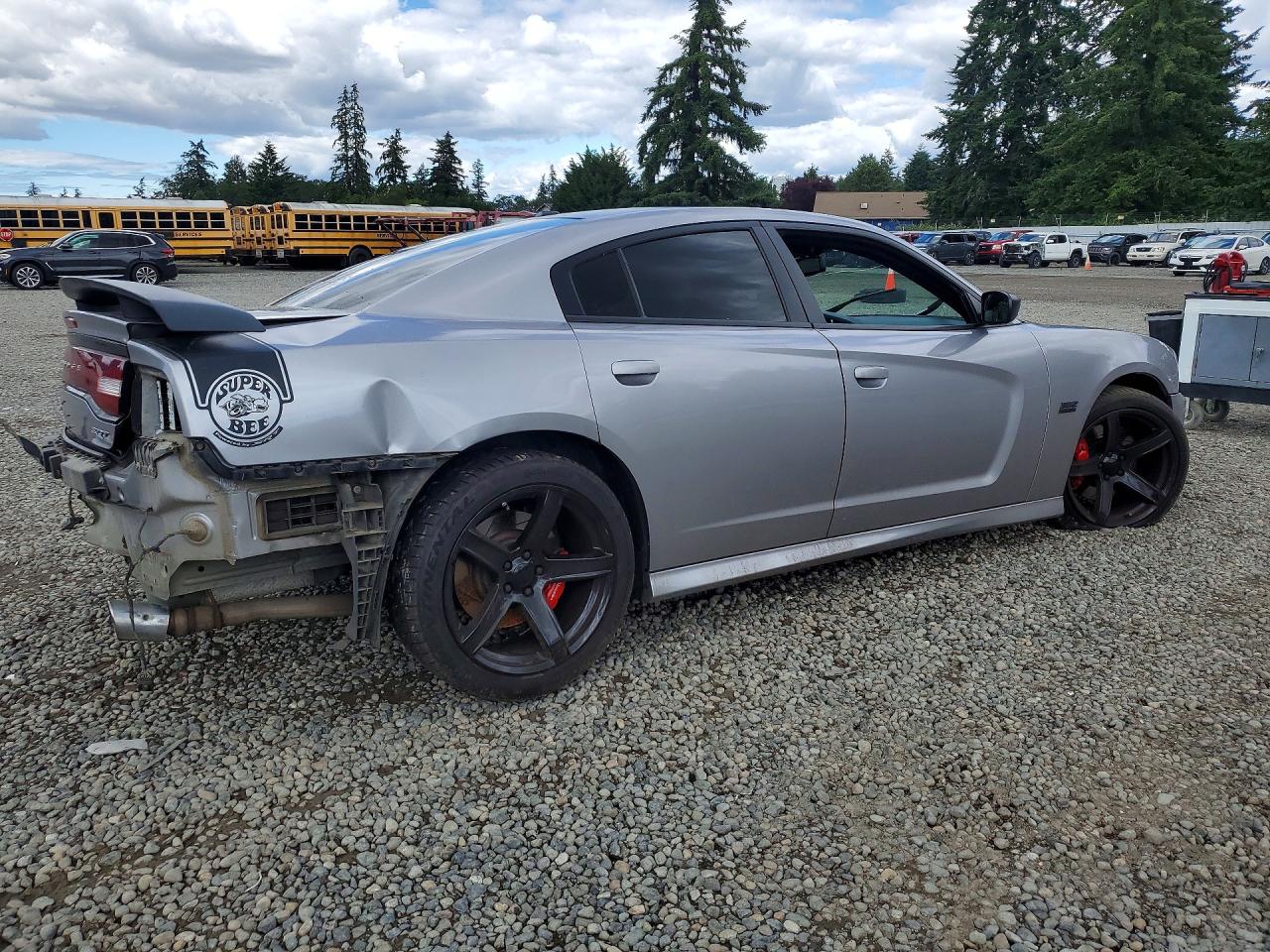 2014 Dodge Charger Super Bee Silver vin: 2C3CDXGJXEH312584