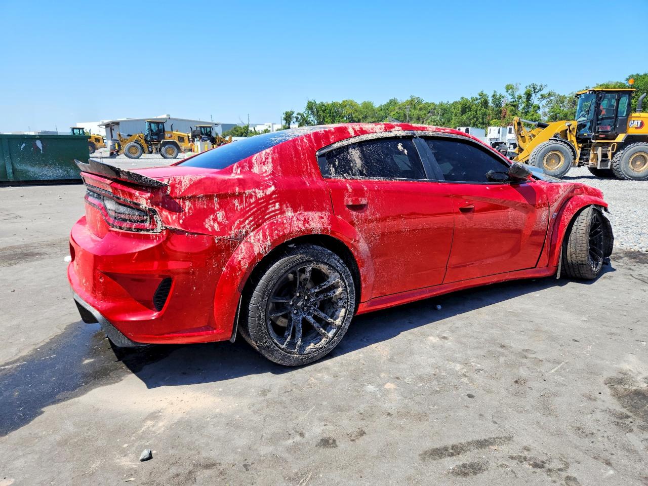 2021 Dodge Charger Scat Pack Red vin: 2C3CDXGJXMH591422