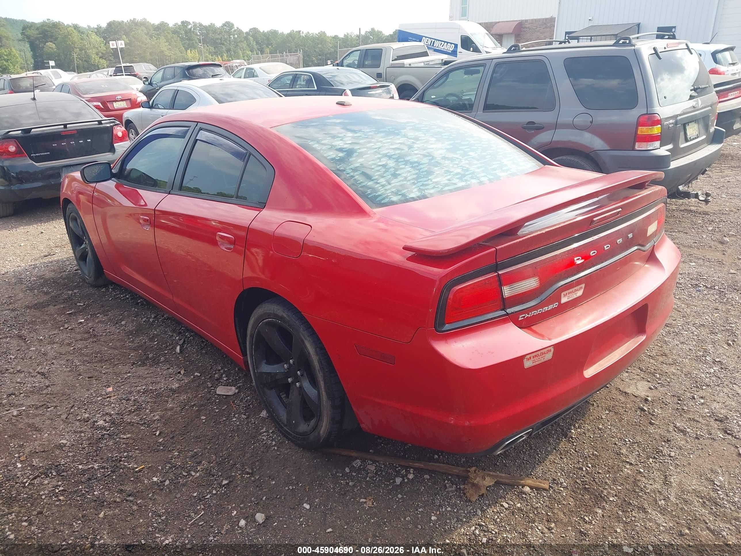 2013 Dodge Charger Sxt Red vin: 2C3CDXHG0DH566824