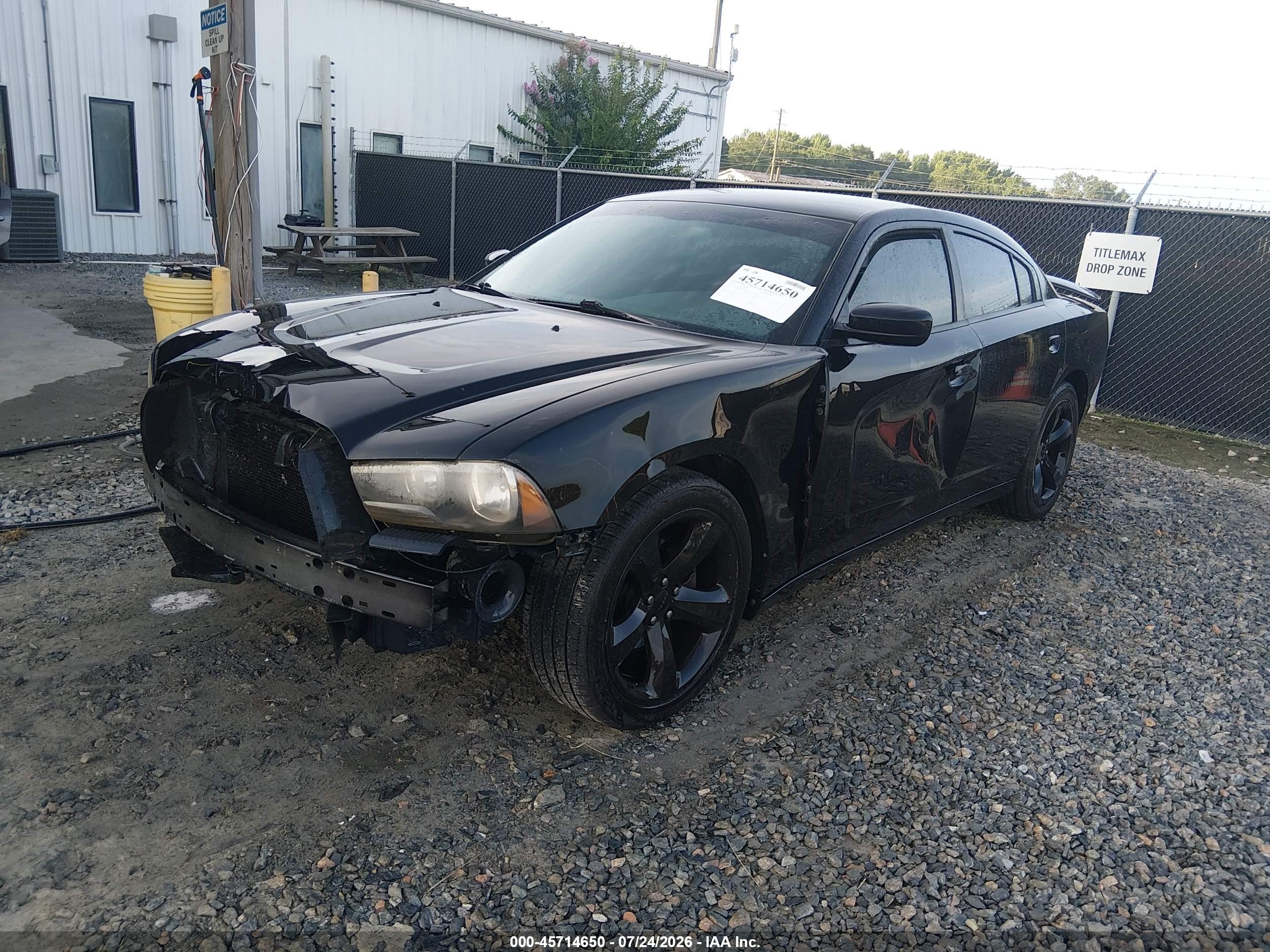 2014 Dodge Charger Sxt Black vin: 2C3CDXHG0EH113241