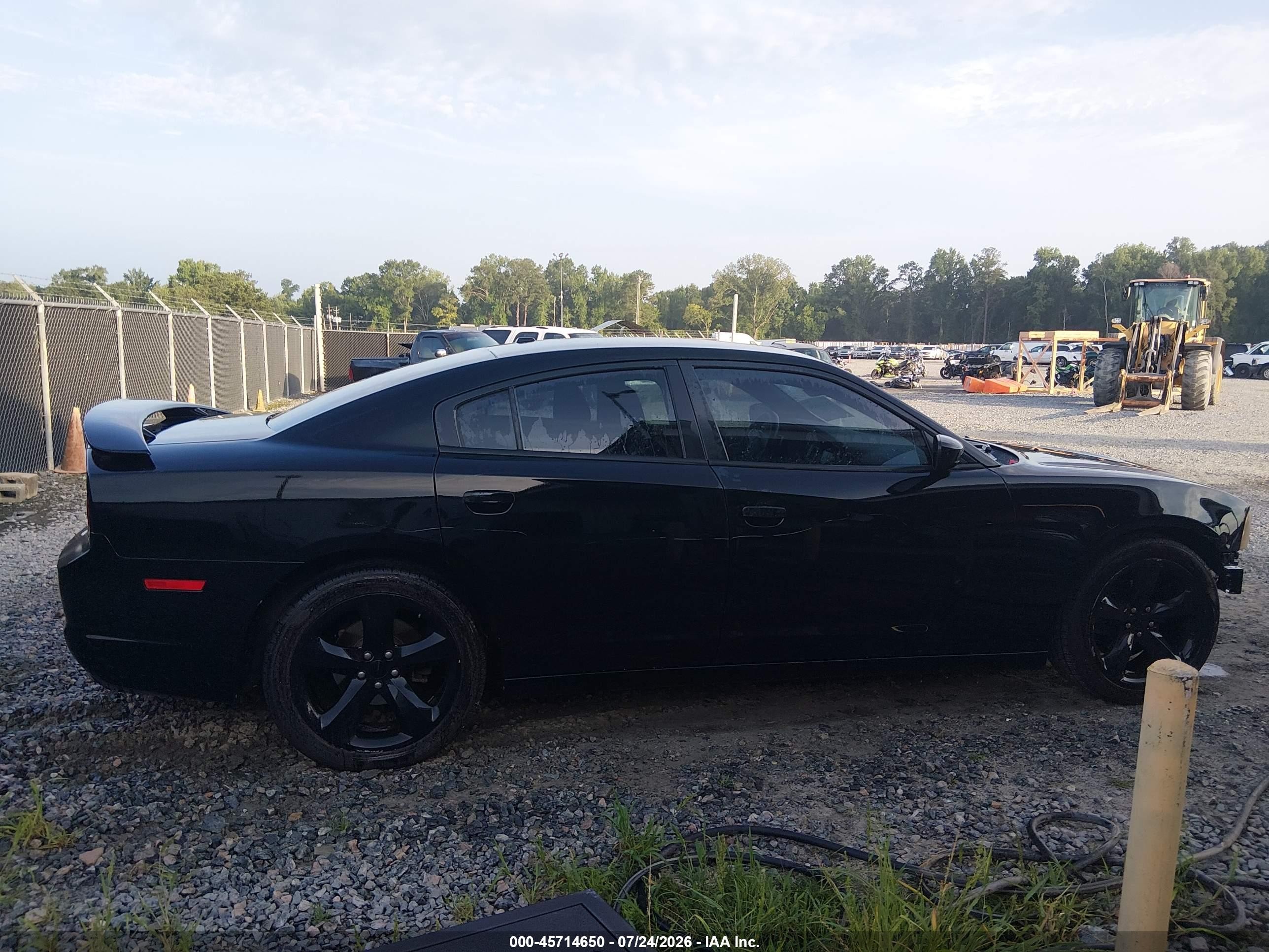 2014 Dodge Charger Sxt Black vin: 2C3CDXHG0EH113241