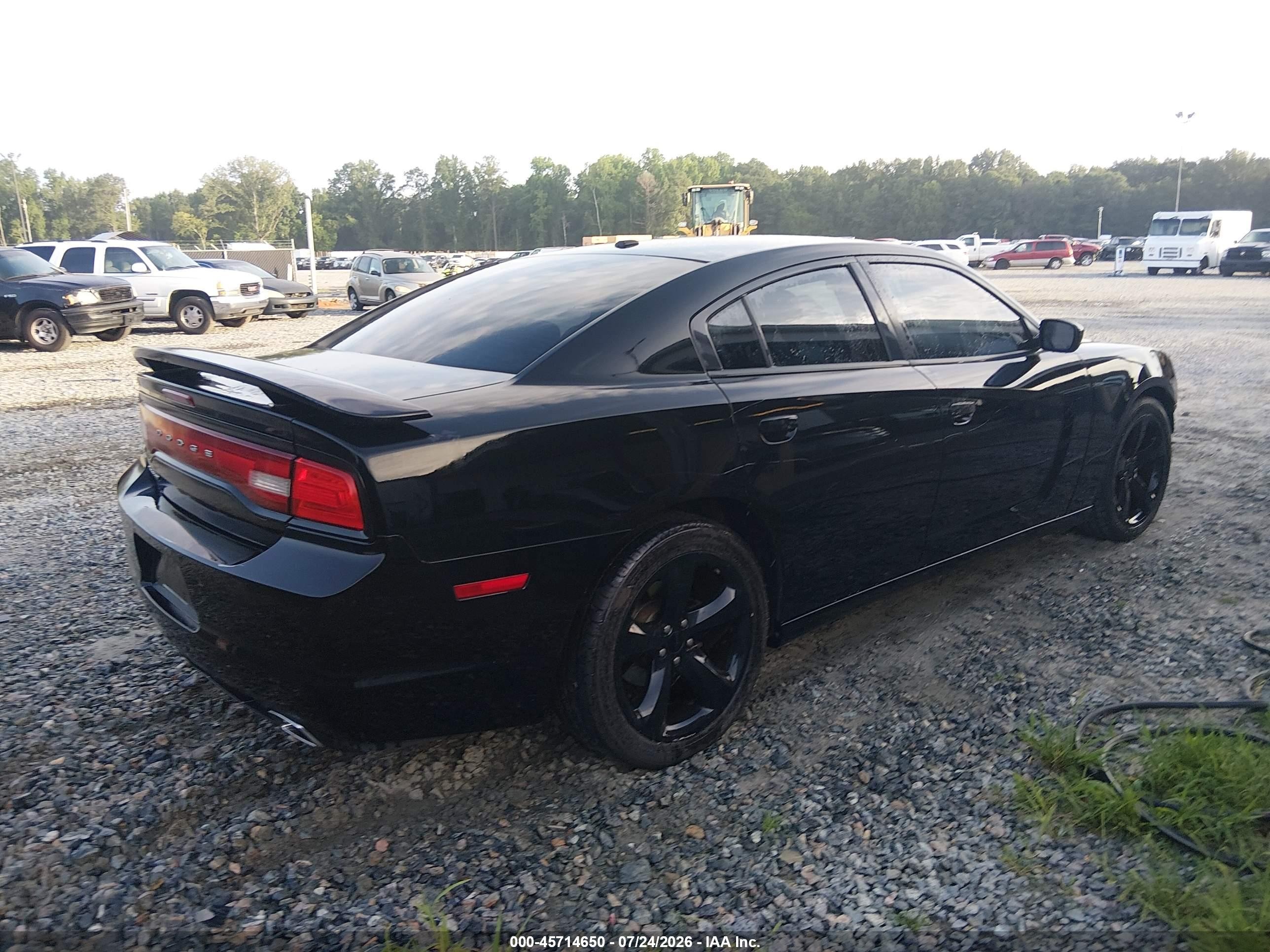 2014 Dodge Charger Sxt Black vin: 2C3CDXHG0EH113241