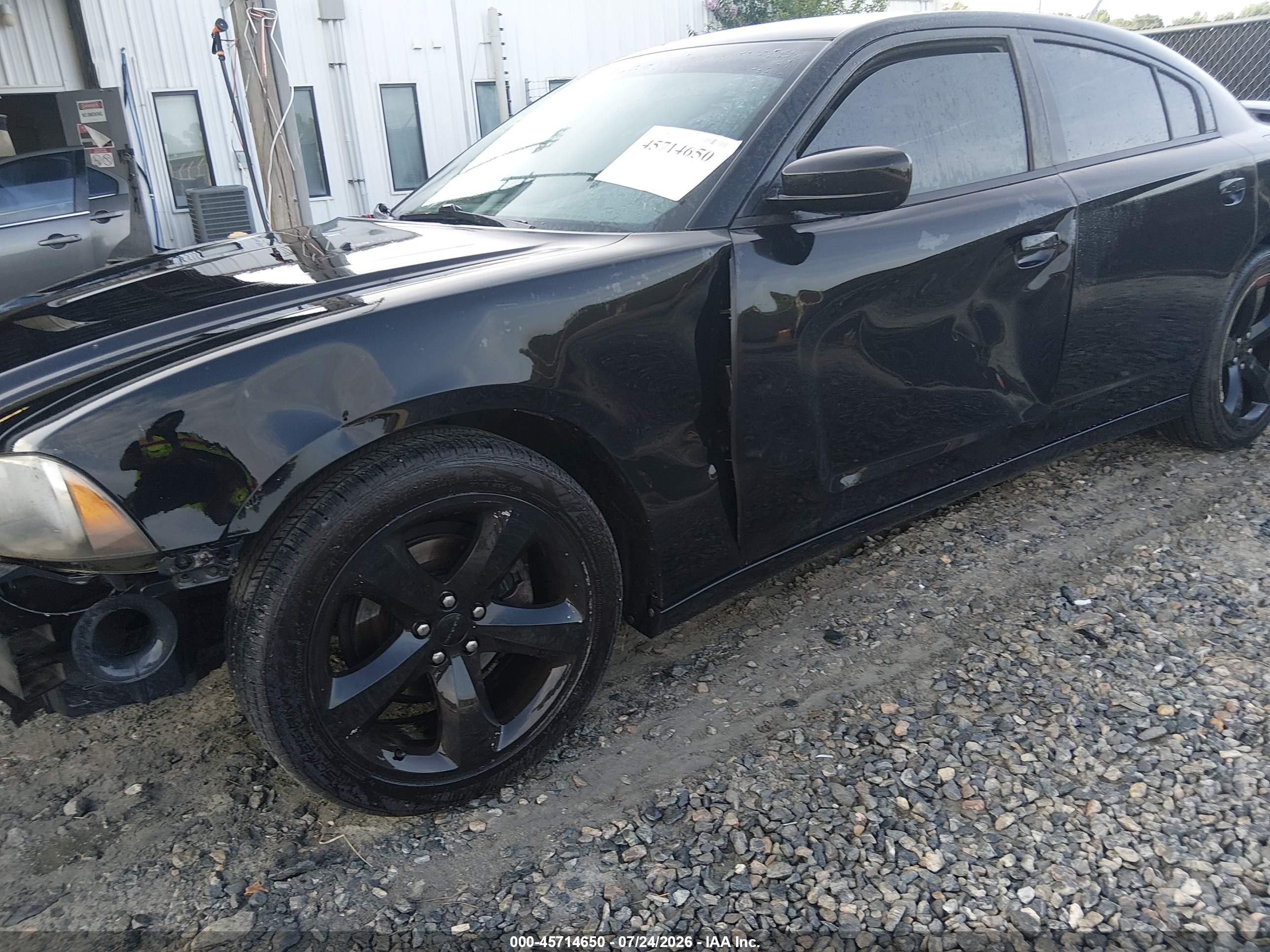 2014 Dodge Charger Sxt Black vin: 2C3CDXHG0EH113241