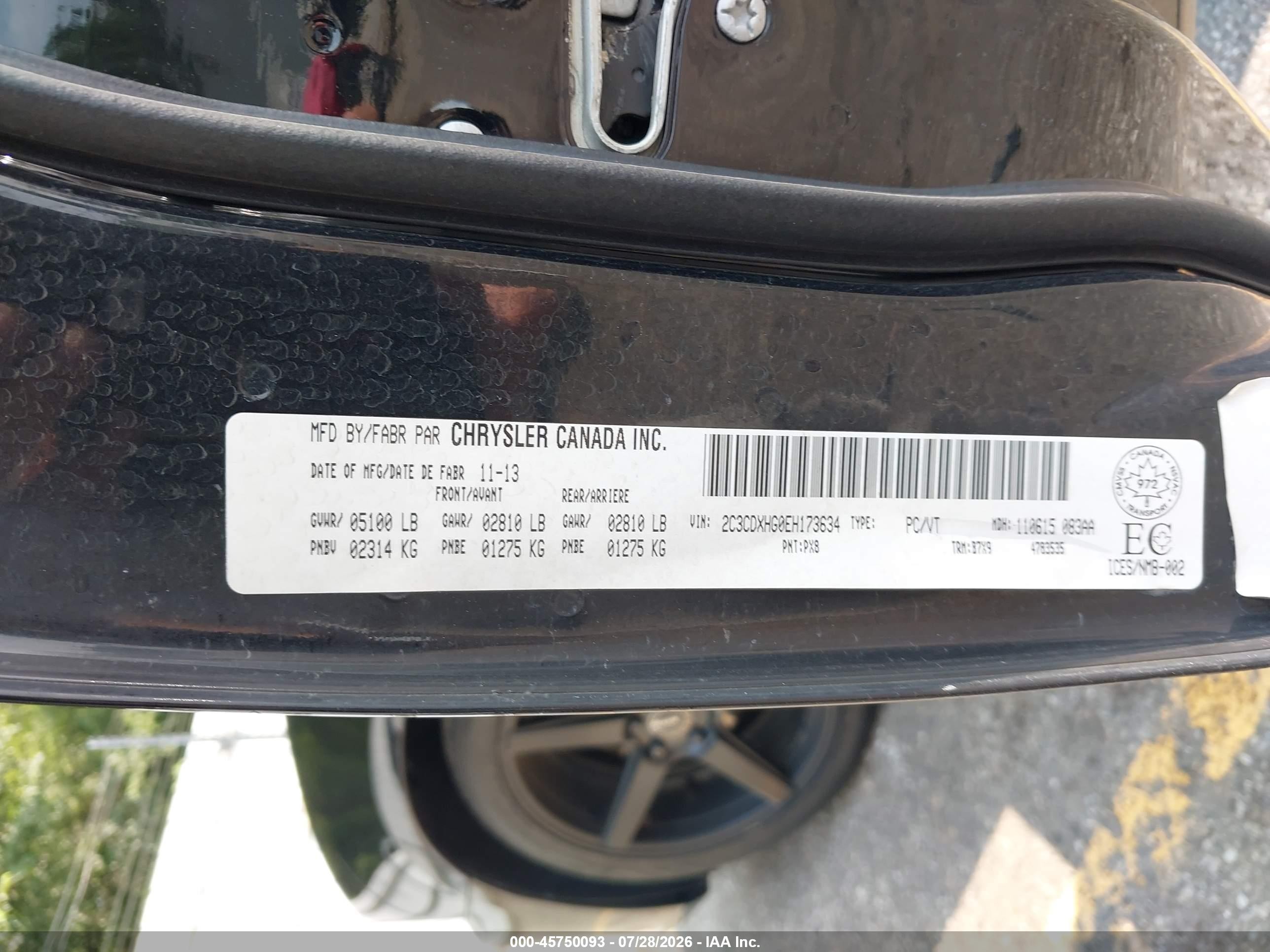 2014 Dodge Charger Sxt Black vin: 2C3CDXHG0EH173634