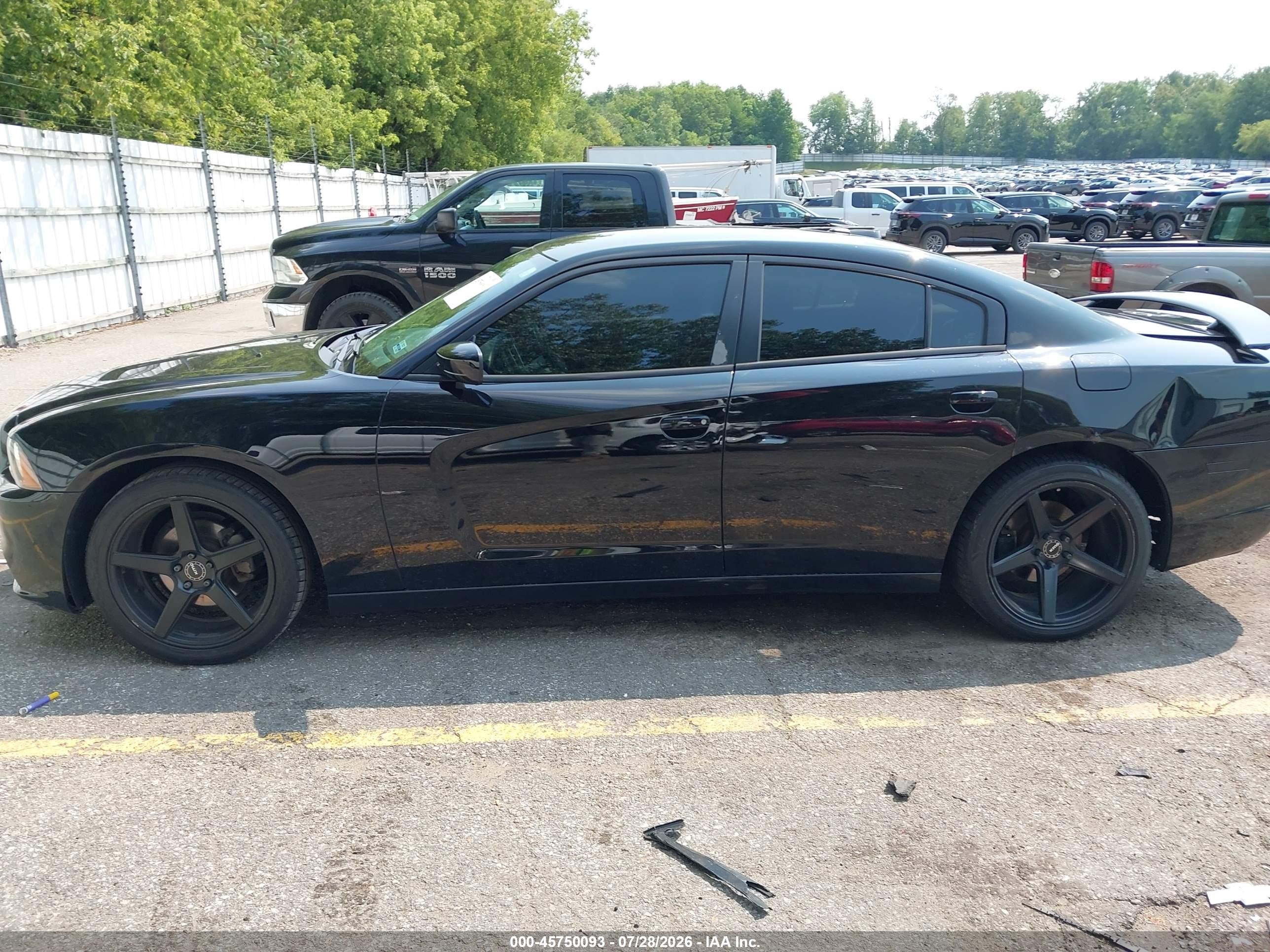 2014 Dodge Charger Sxt Black vin: 2C3CDXHG0EH173634