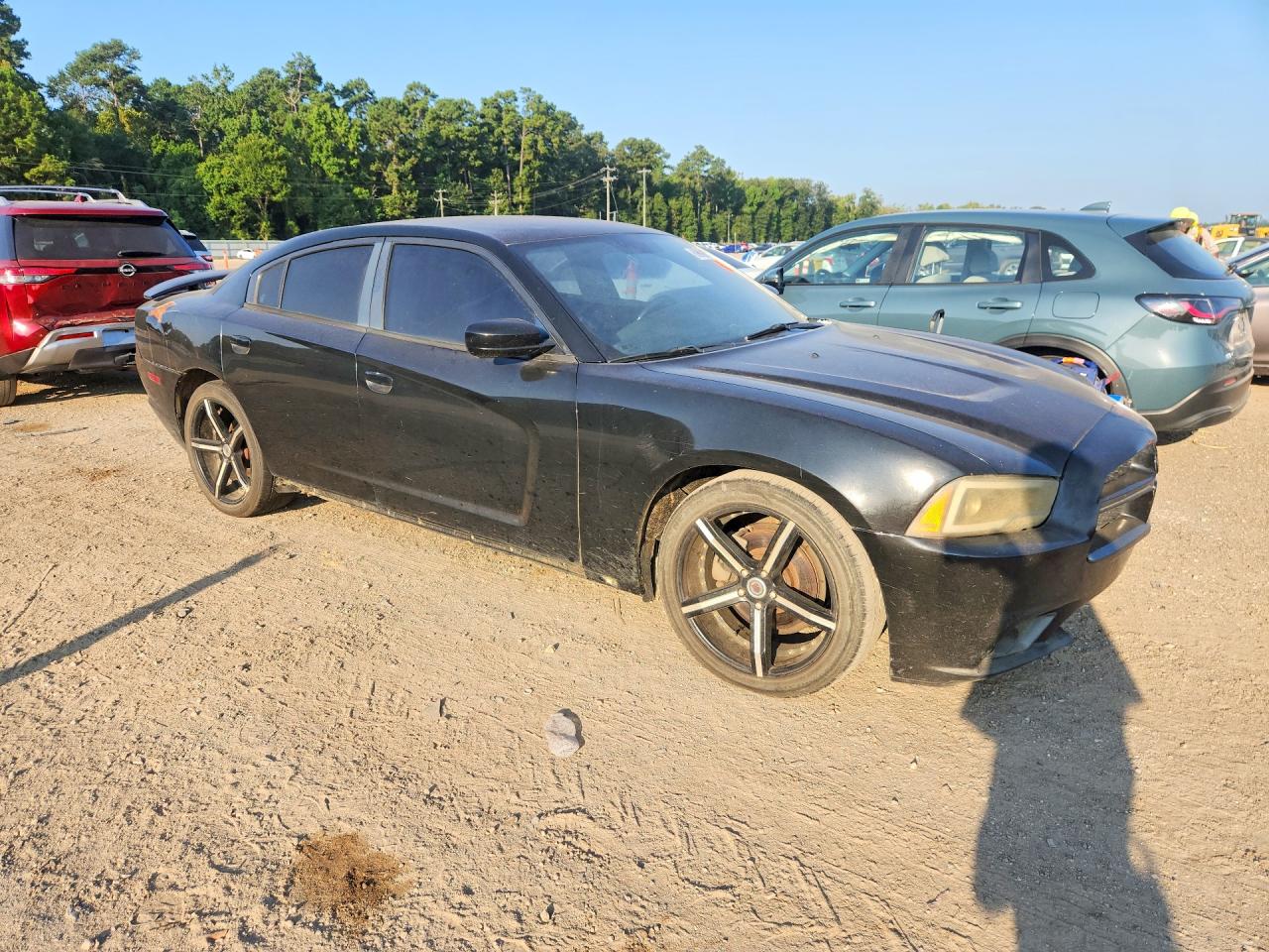 2014 Dodge Charger Sxt Black vin: 2C3CDXHG0EH319398