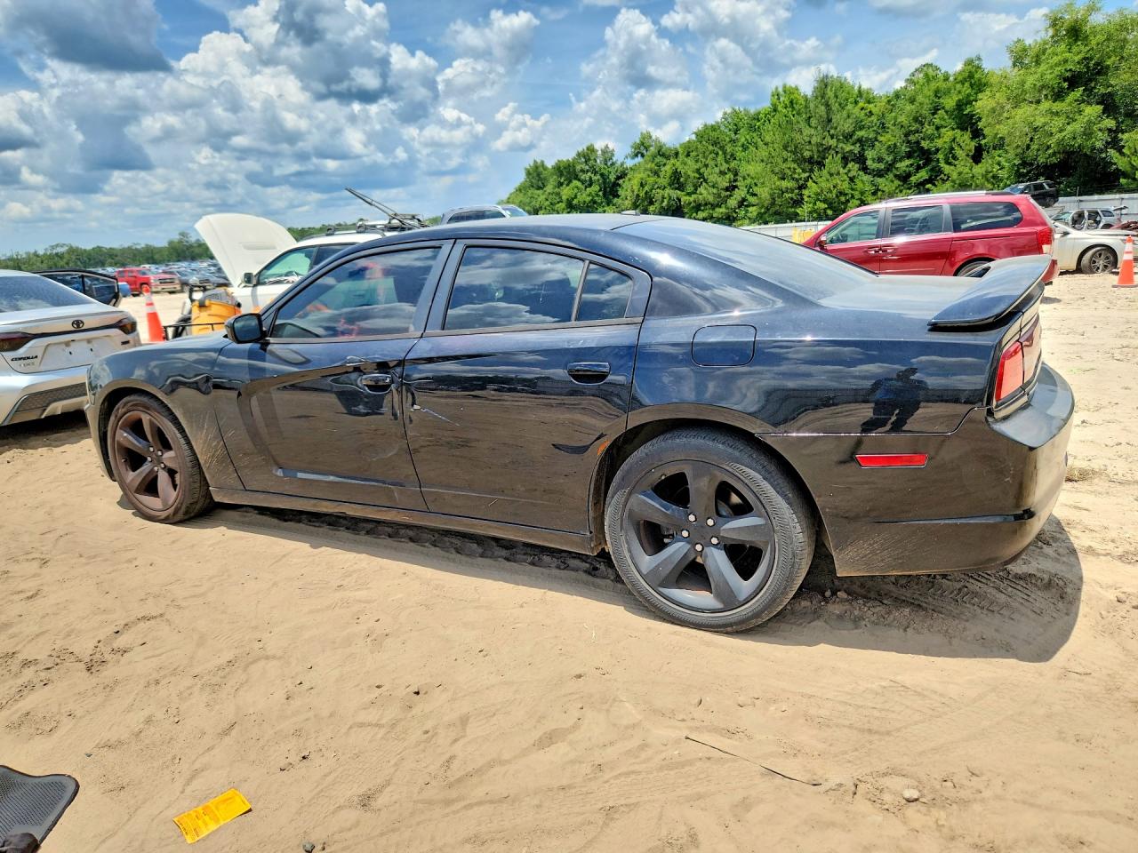 2014 Dodge Charger Sxt Black vin: 2C3CDXHG0EH323404