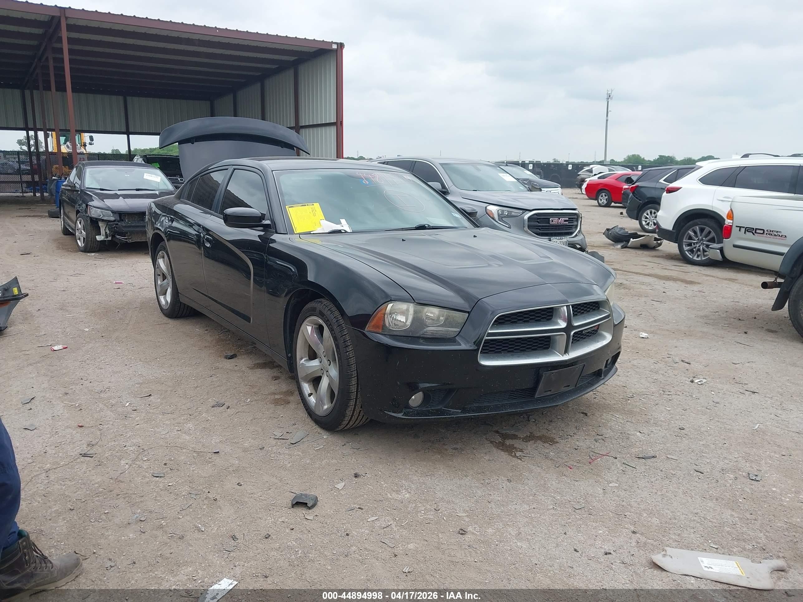 2014 Dodge Charger Sxt Black vin: 2C3CDXHG0EH353633