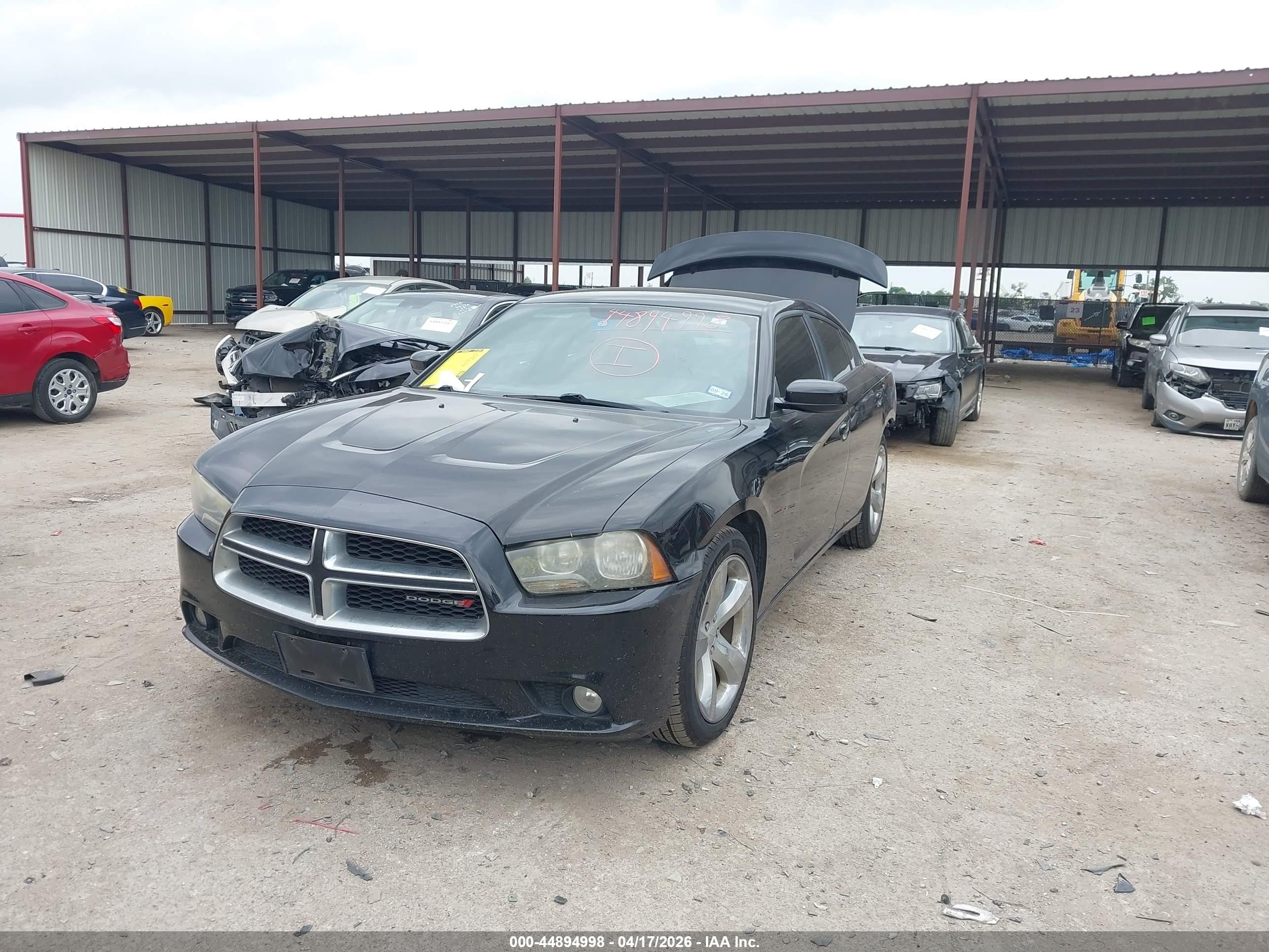 2014 Dodge Charger Sxt Black vin: 2C3CDXHG0EH353633