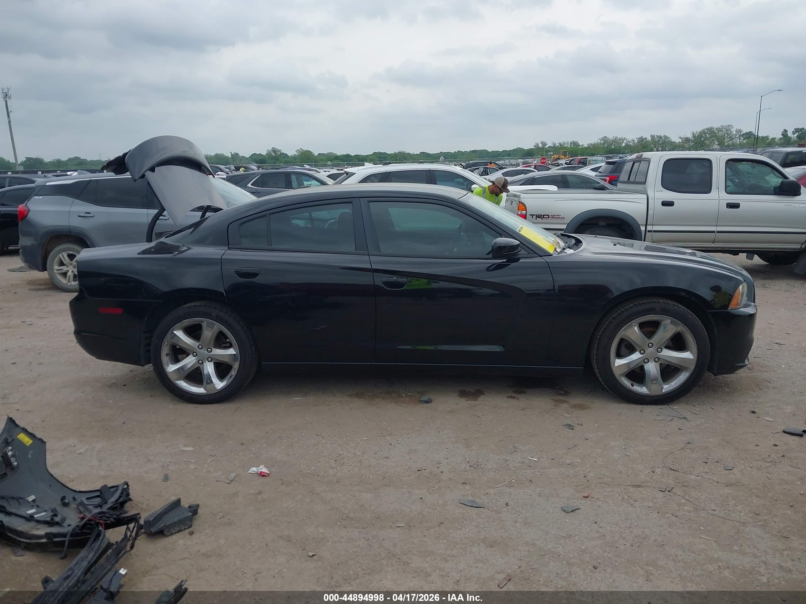 2014 Dodge Charger Sxt Black vin: 2C3CDXHG0EH353633