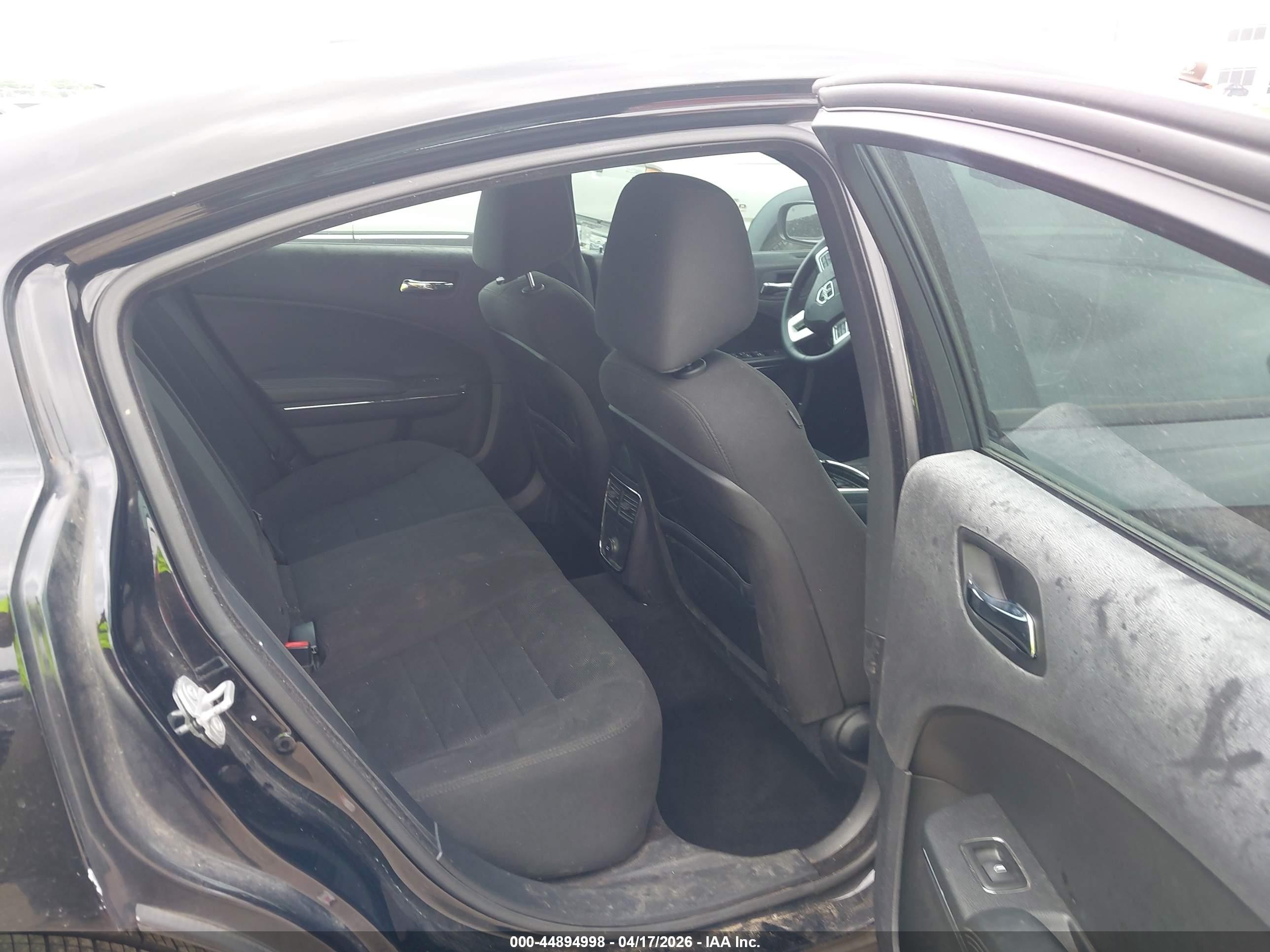 2014 Dodge Charger Sxt Black vin: 2C3CDXHG0EH353633