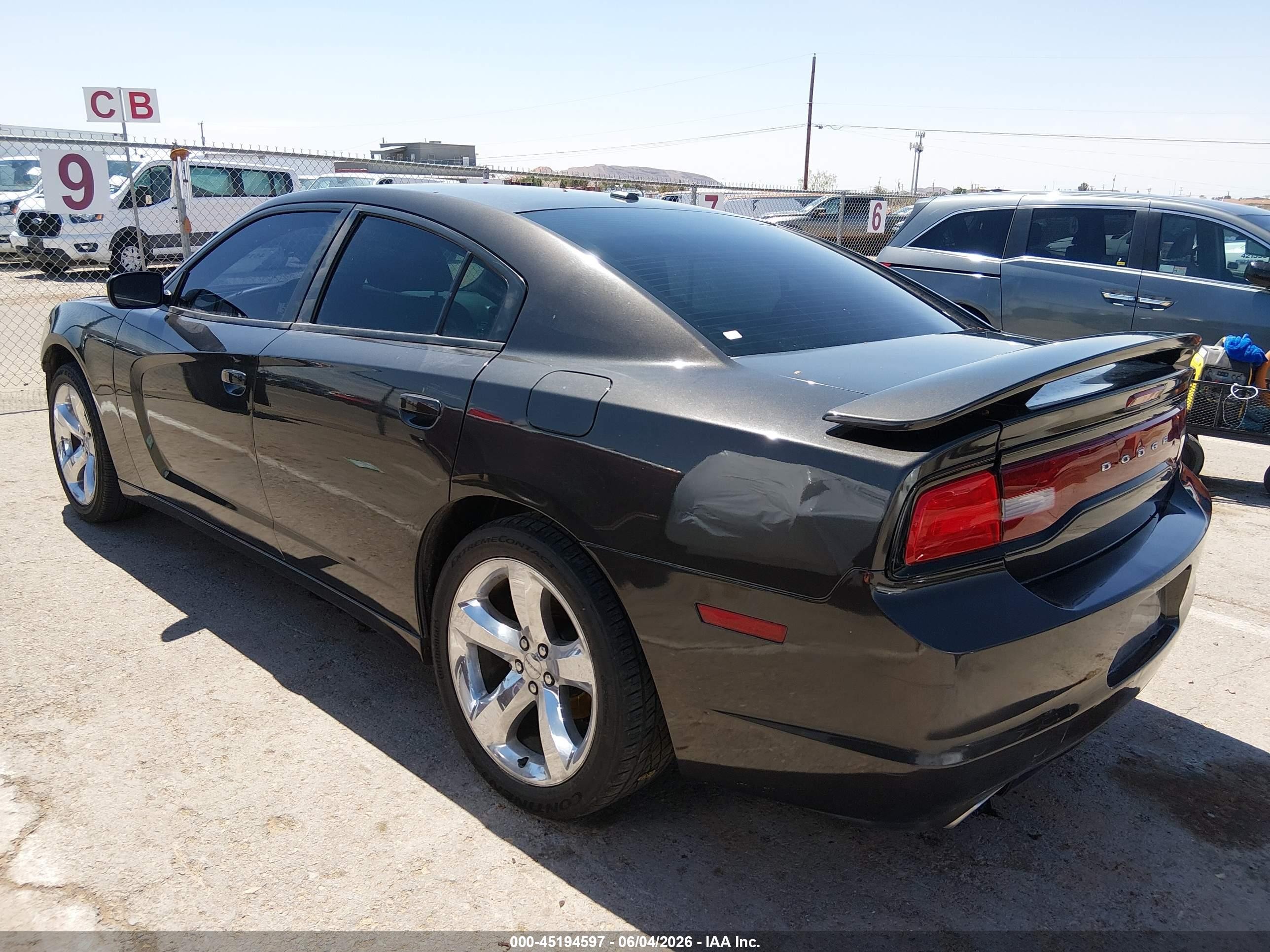 2014 Dodge Charger Sxt Черный vin: 2C3CDXHG0EH353745