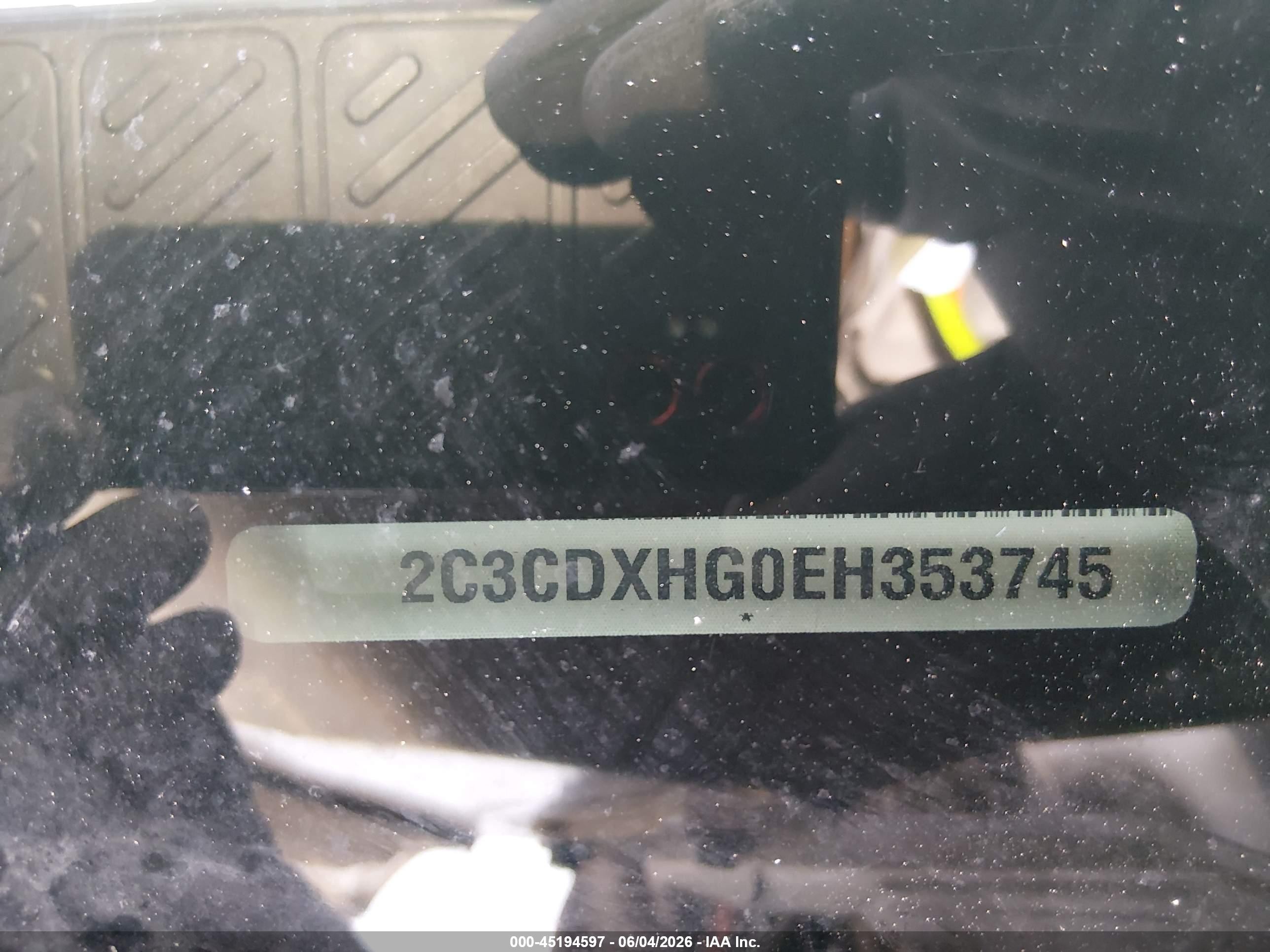 2014 Dodge Charger Sxt Черный vin: 2C3CDXHG0EH353745