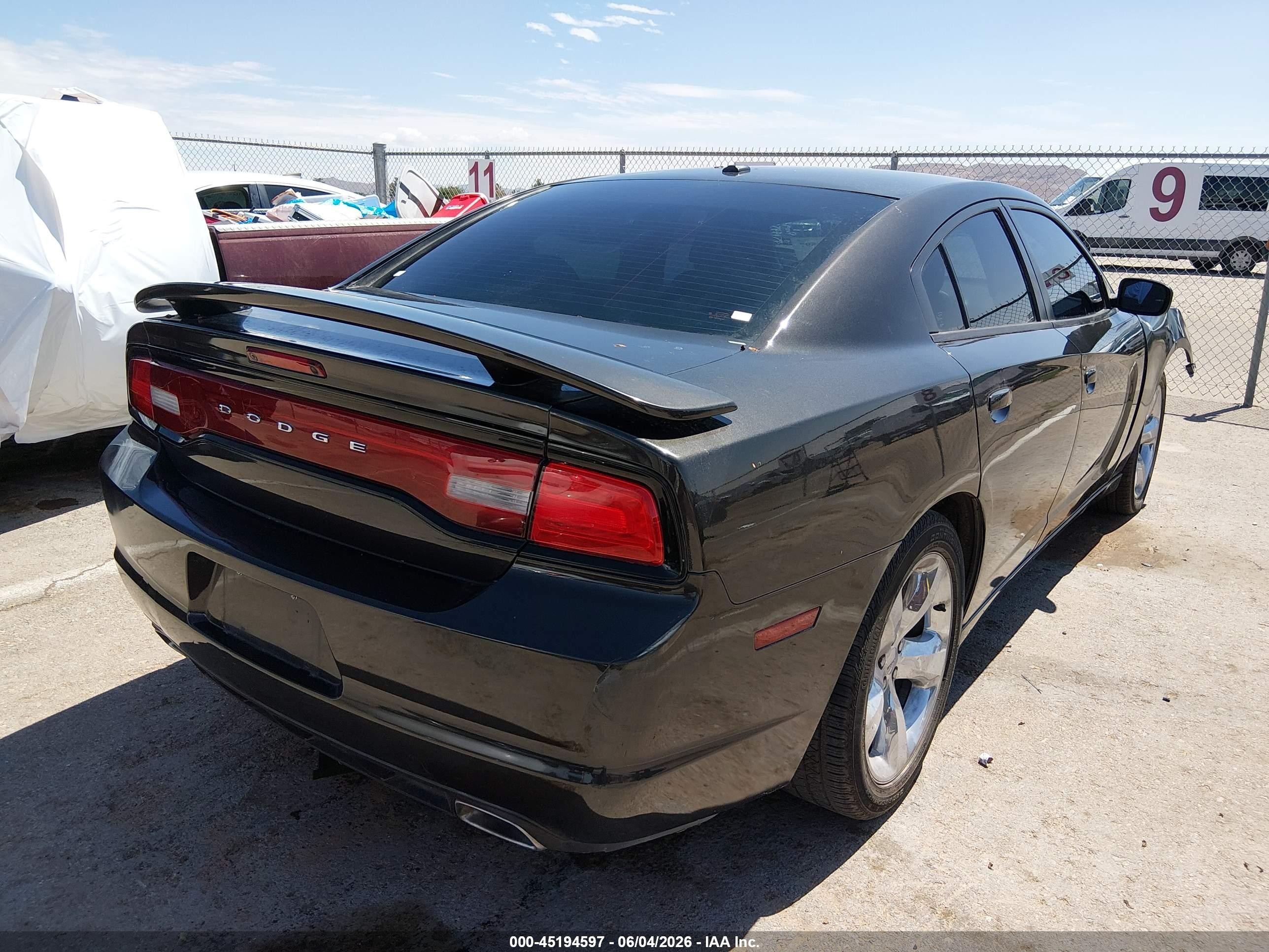 2014 Dodge Charger Sxt Черный vin: 2C3CDXHG0EH353745
