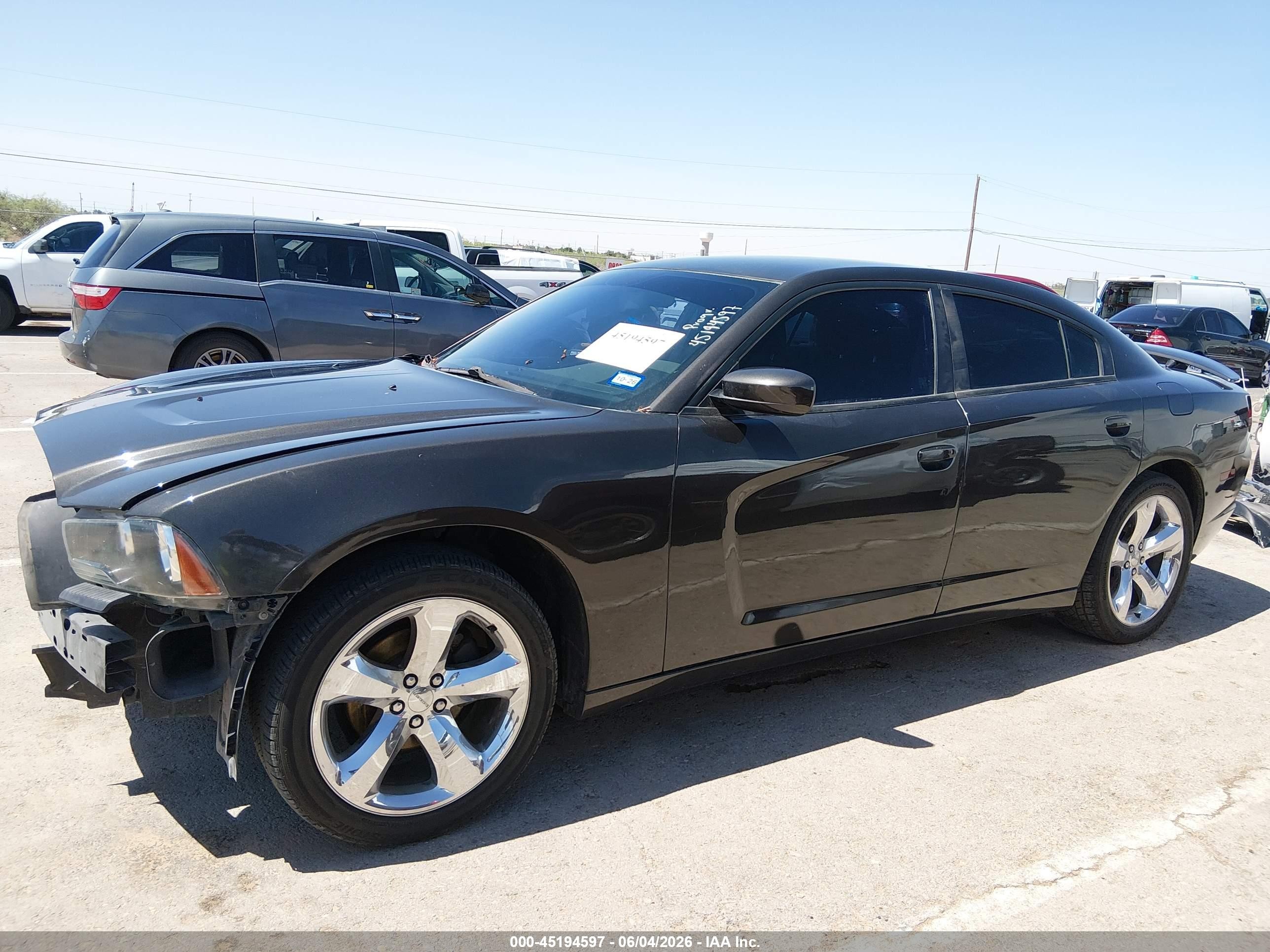 2014 Dodge Charger Sxt Черный vin: 2C3CDXHG0EH353745
