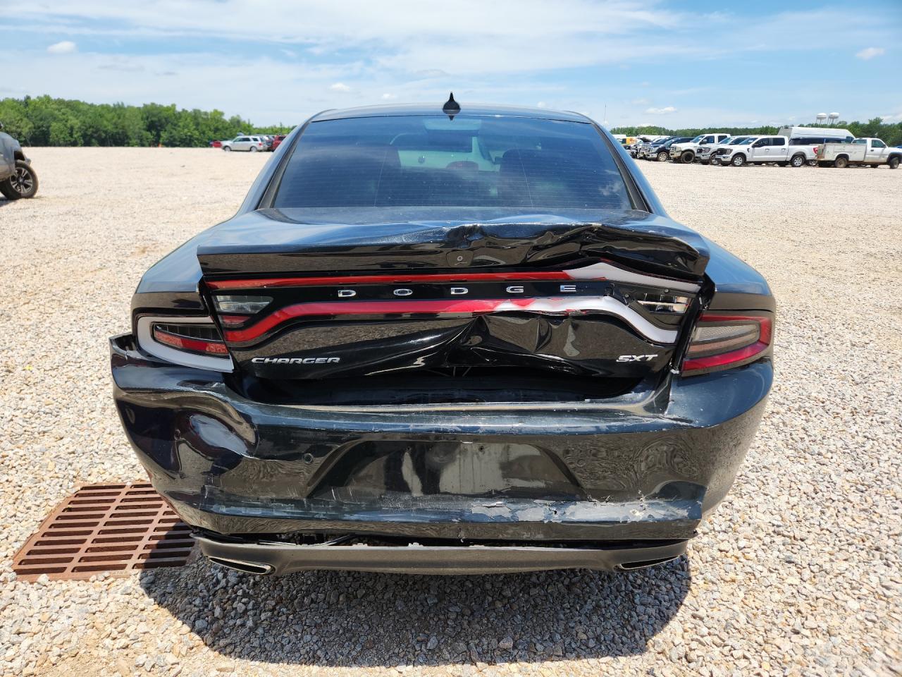 2015 Dodge Charger Sxt Black vin: 2C3CDXHG0FH725392