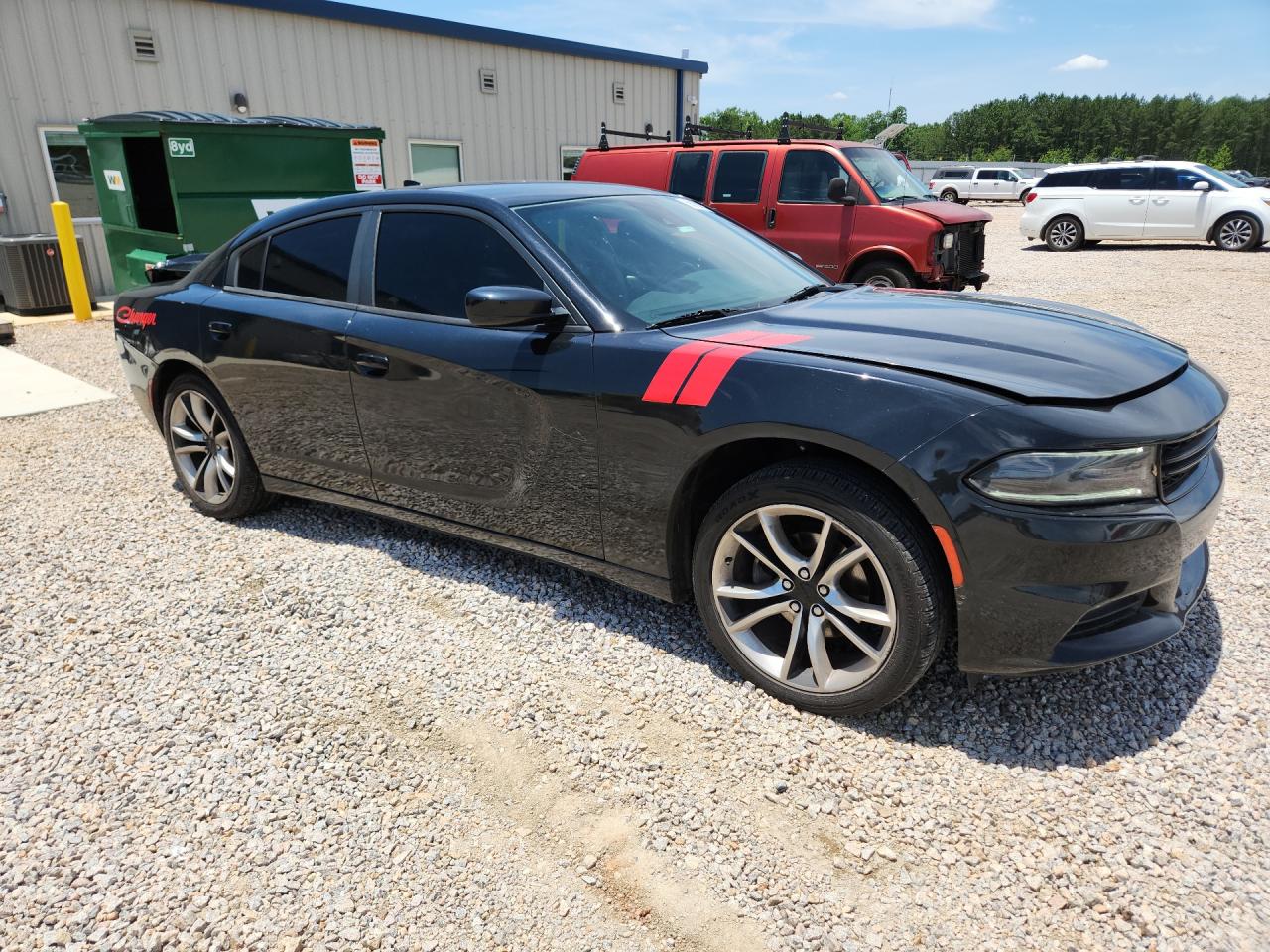 2015 Dodge Charger Sxt Black vin: 2C3CDXHG0FH725392