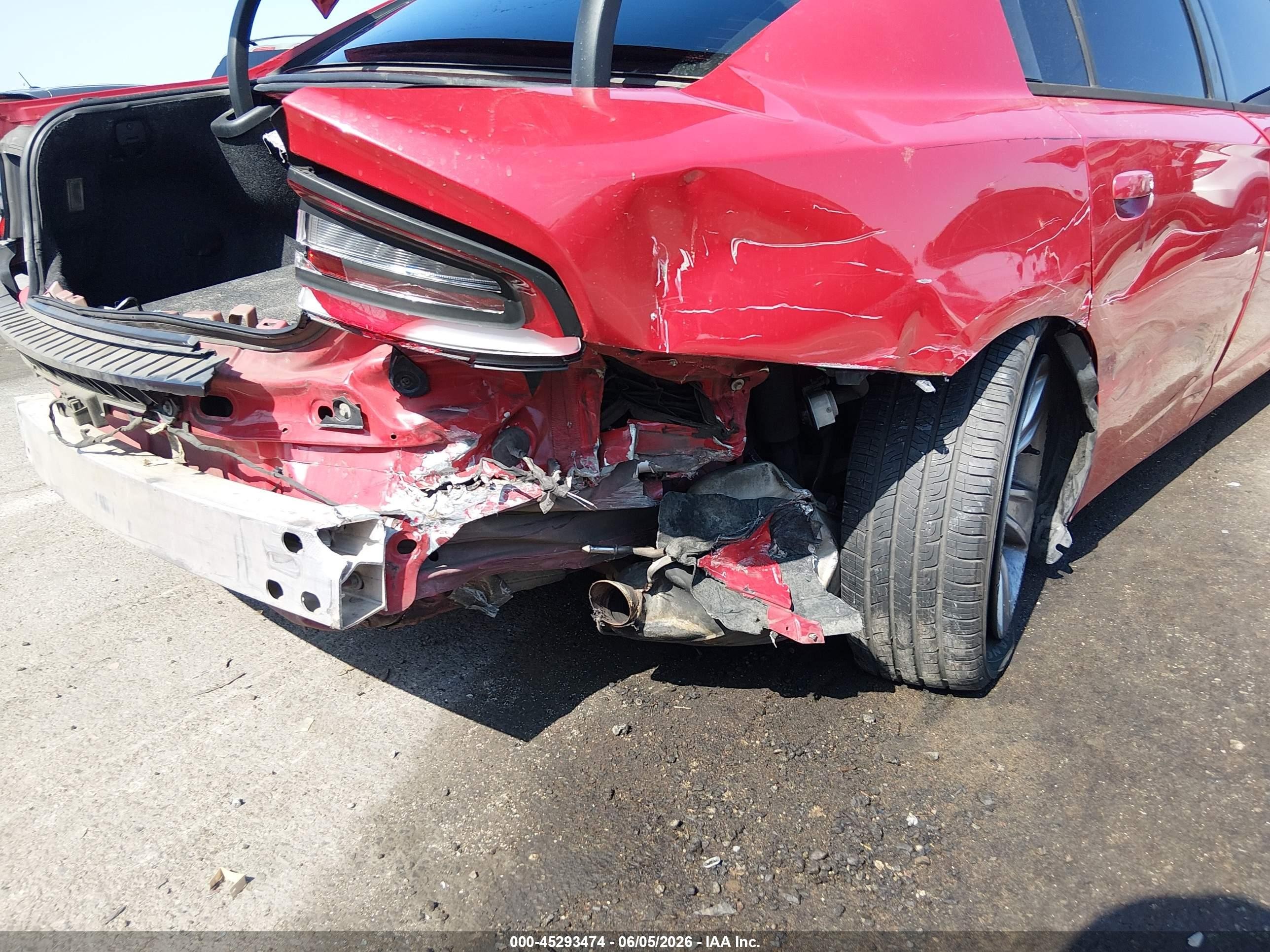 2015 Dodge Charger Sxt Красный vin: 2C3CDXHG0FH784216