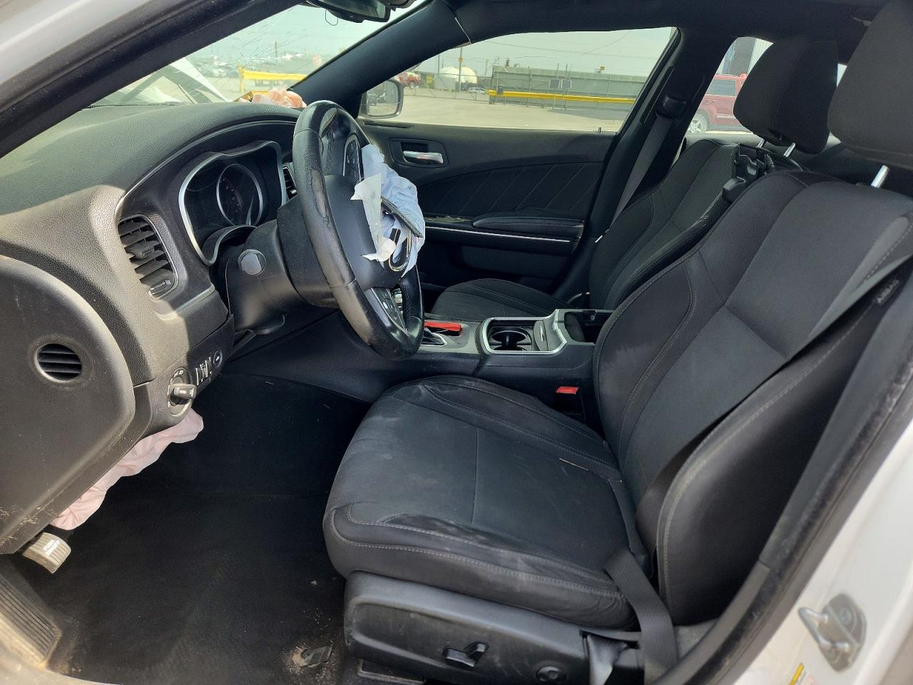 2015 Dodge Charger Sxt White vin: 2C3CDXHG0FH805744