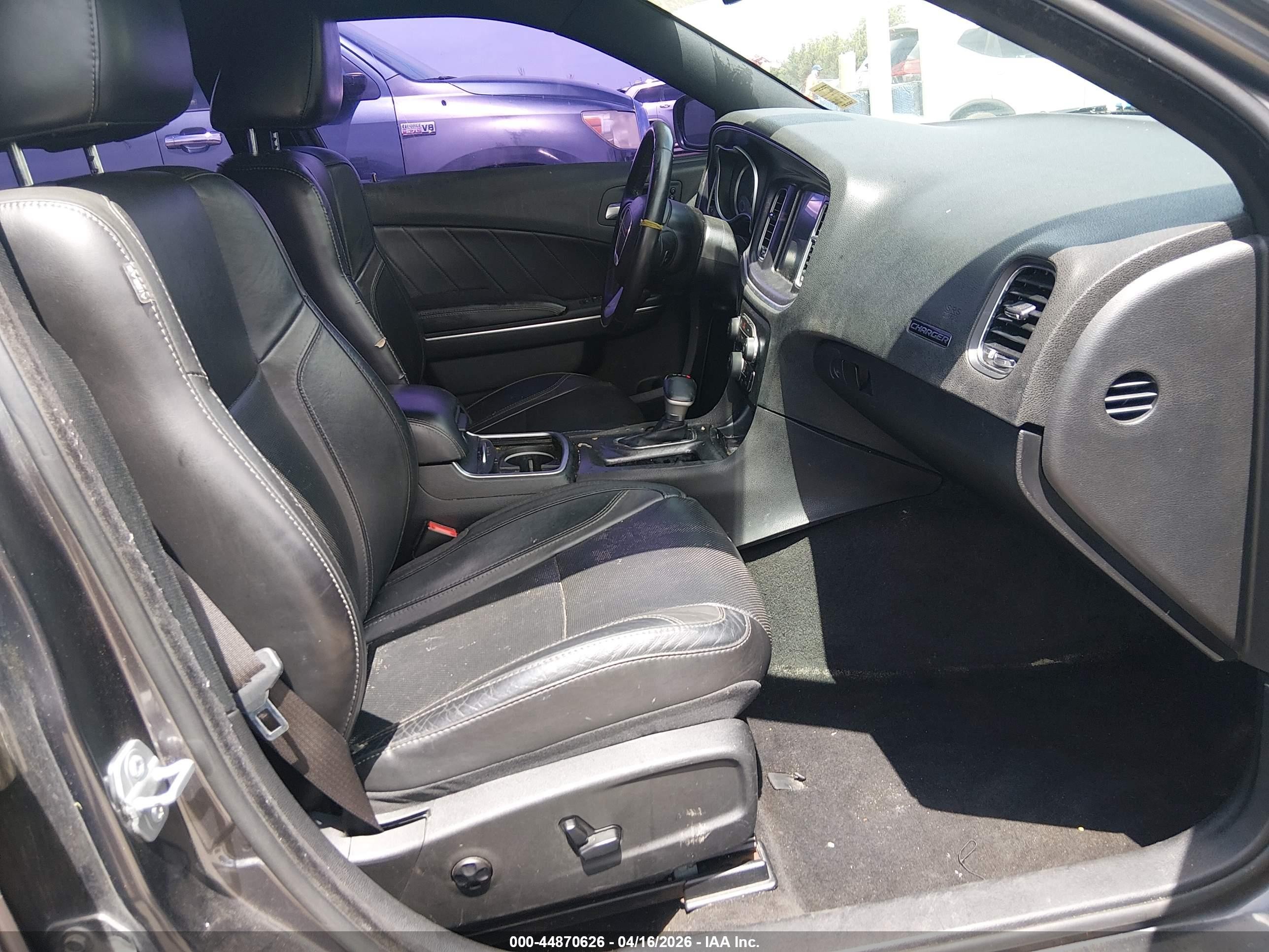 2015 Dodge Charger Sxt Gray vin: 2C3CDXHG0FH867063