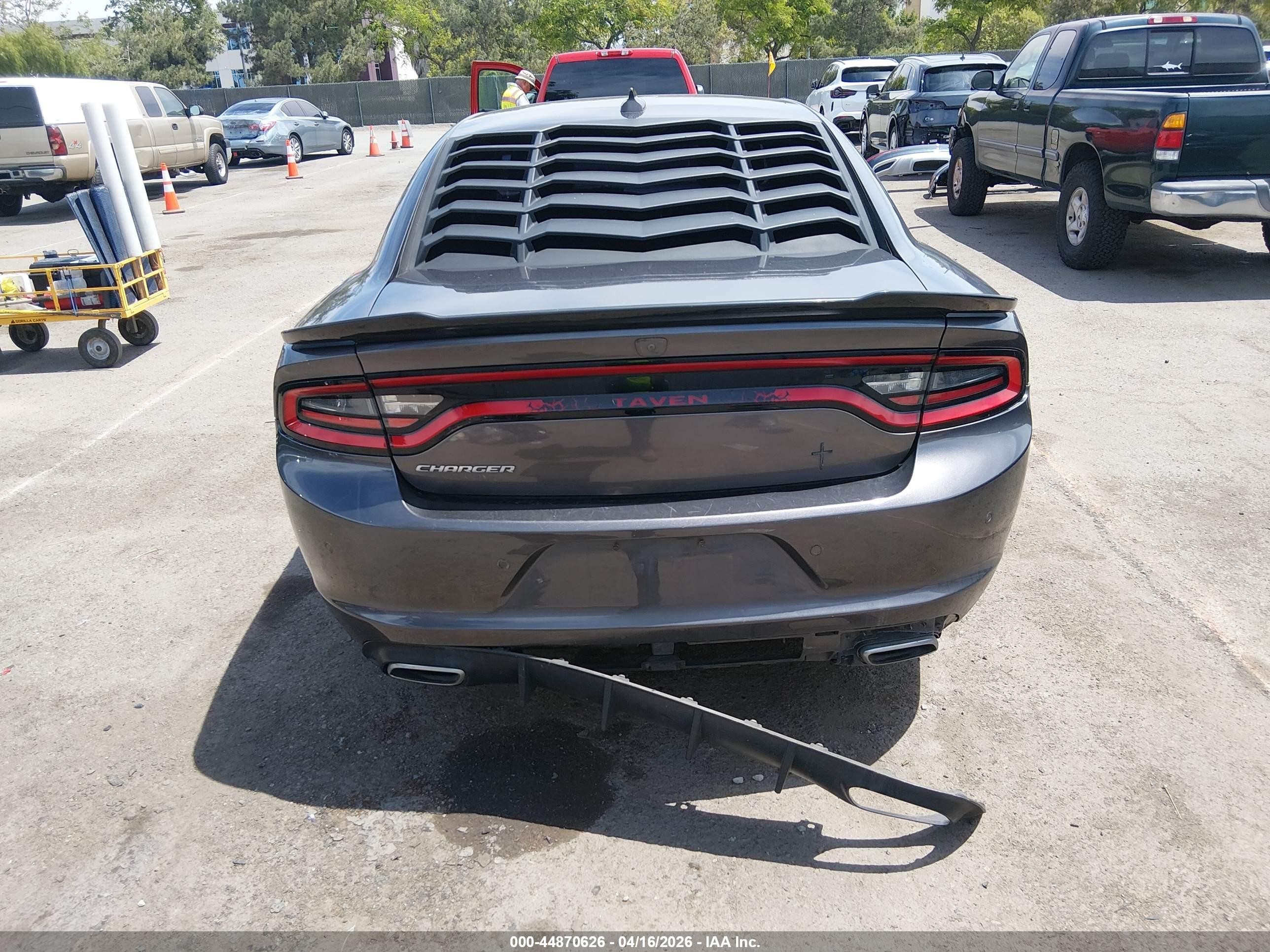 2015 Dodge Charger Sxt Gray vin: 2C3CDXHG0FH867063