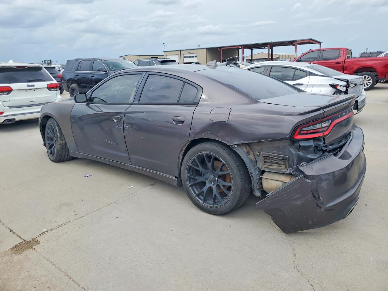 2015 Dodge Charger Sxt Gray vin: 2C3CDXHG0FH914804