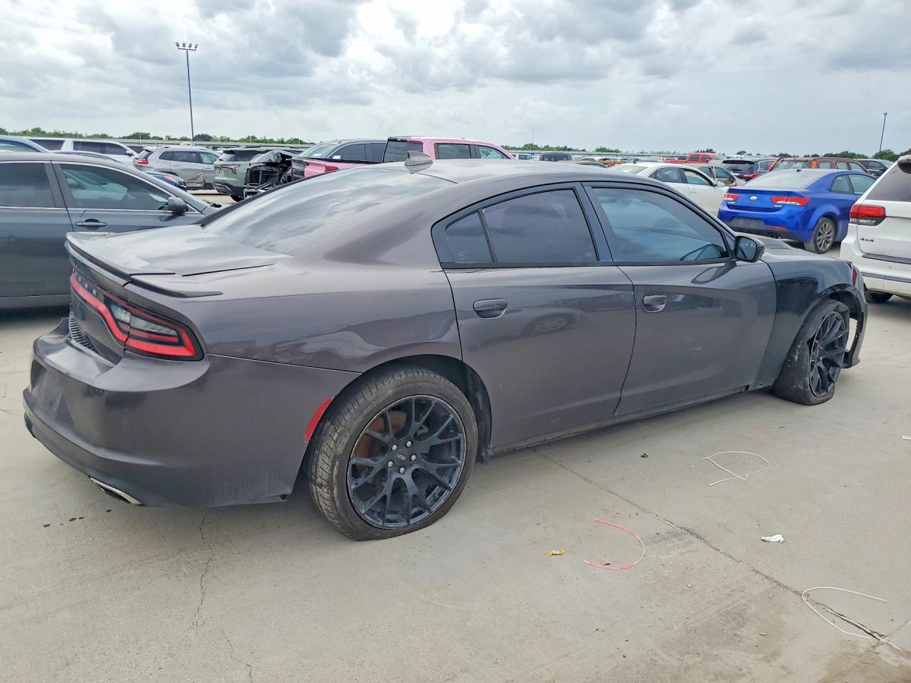 2015 Dodge Charger Sxt Gray vin: 2C3CDXHG0FH914804