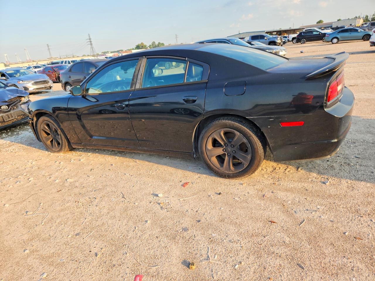 2012 Dodge Charger Sxt Black vin: 2C3CDXHG1CH164518