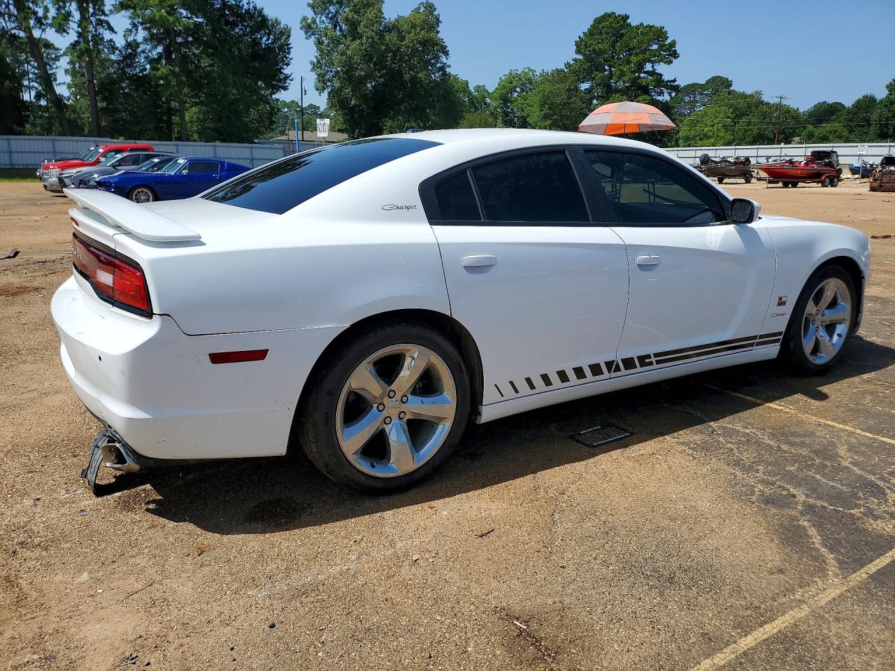 2012 Dodge Charger Sxt White vin: 2C3CDXHG1CH172764