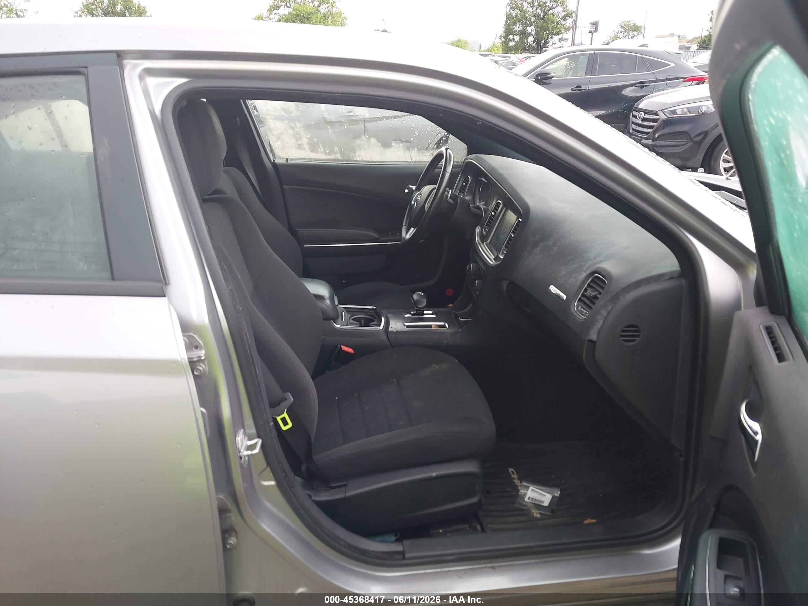 2013 Dodge Charger Sxt Silver vin: 2C3CDXHG1DH613729