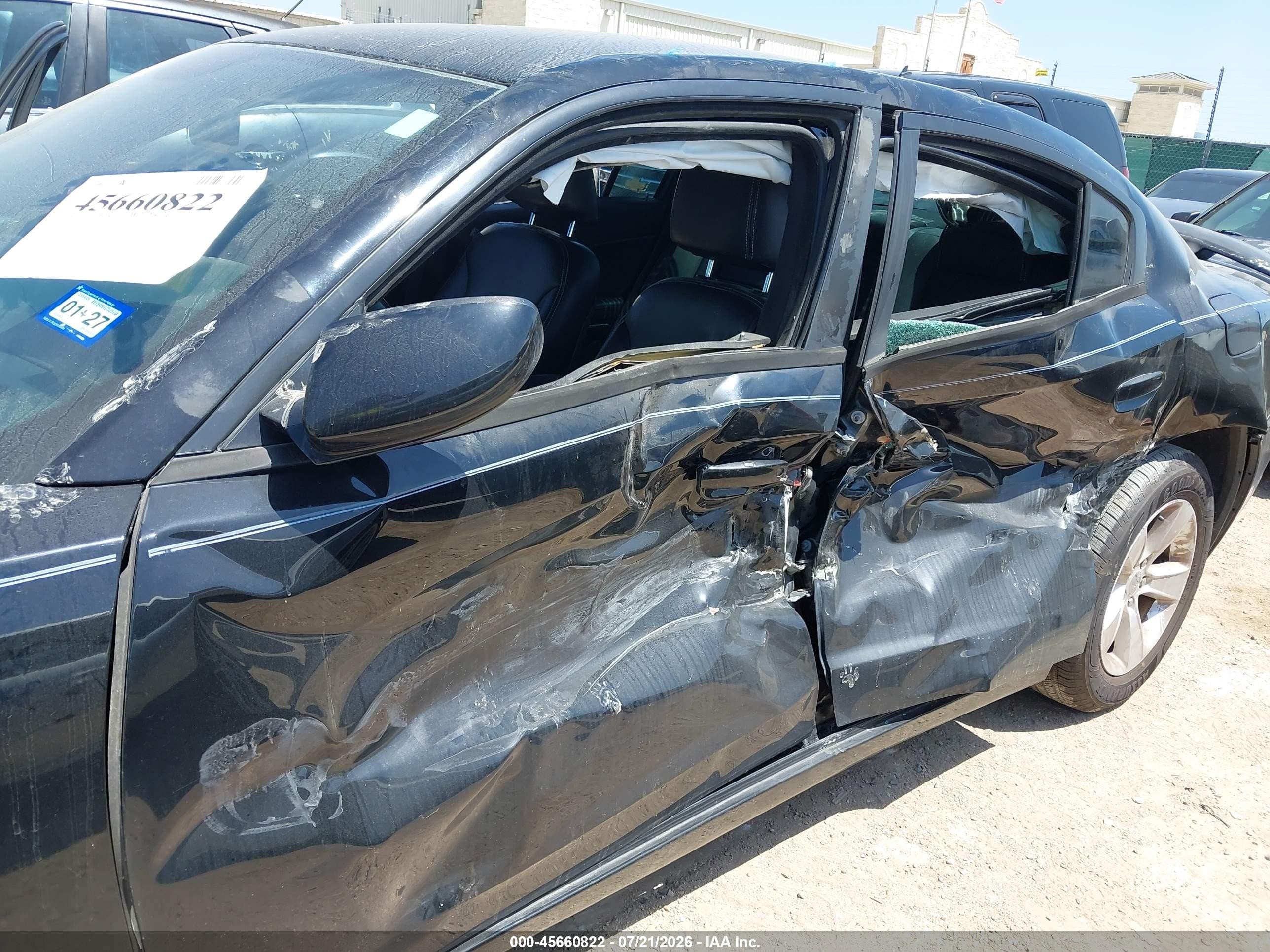 2014 Dodge Charger Sxt Black vin: 2C3CDXHG1EH185808