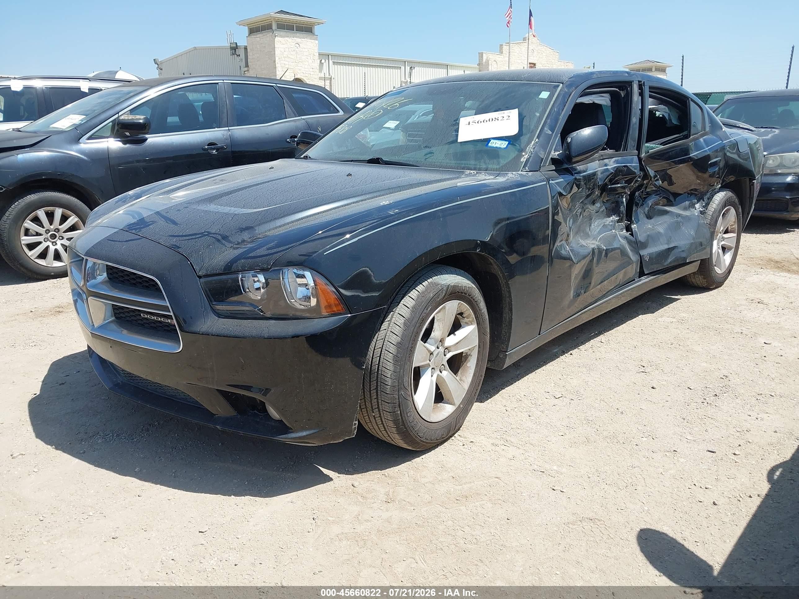 2014 Dodge Charger Sxt Black vin: 2C3CDXHG1EH185808