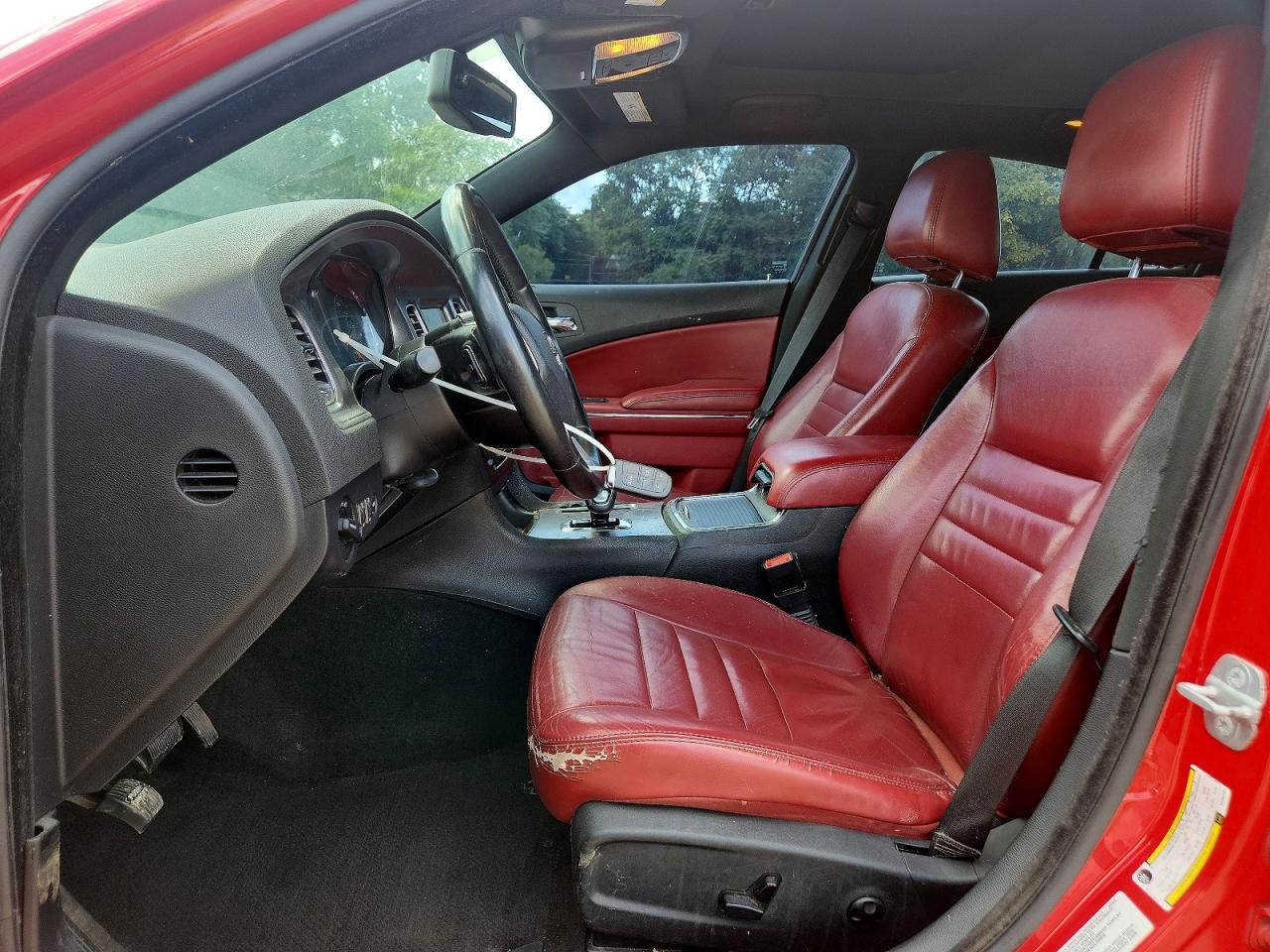 2014 Dodge Charger Sxt Red vin: 2C3CDXHG1EH204776